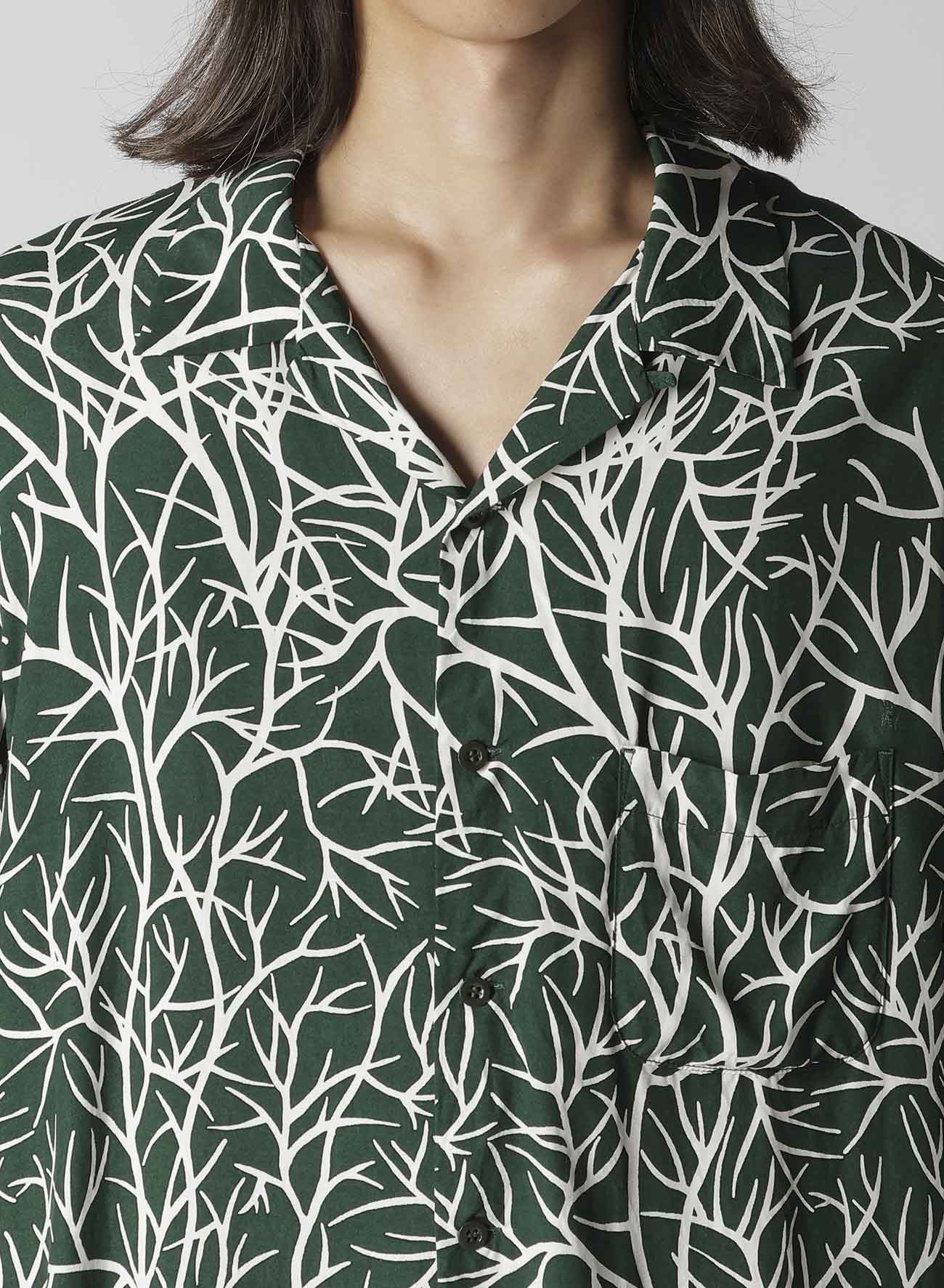 【Y's for men × MASSES】HAWAIIAN LONG SLEEVE SHIRT