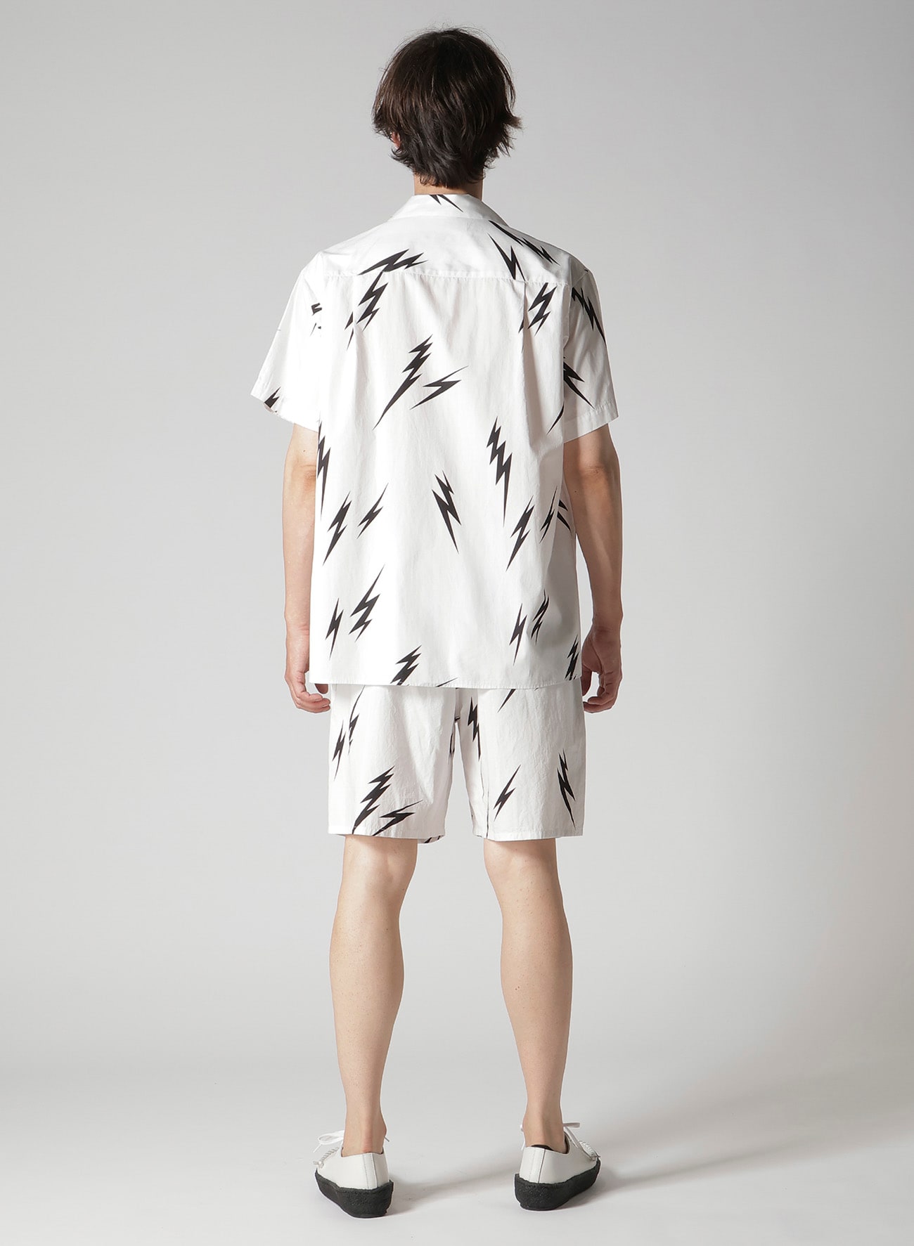 【Y's for men × MASSES】THUNDER PRINT SHORT SLEEVE SHIRT