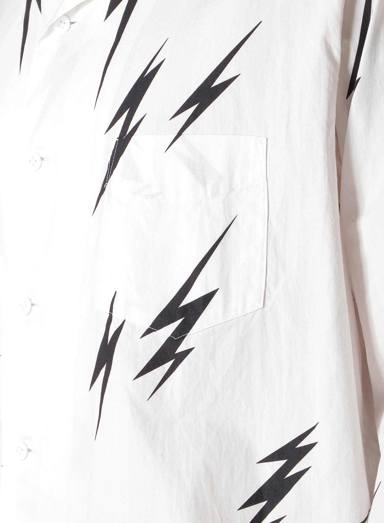 【Y's for men × MASSES】THUNDER PRINT LONG SLEEVE SHIRT