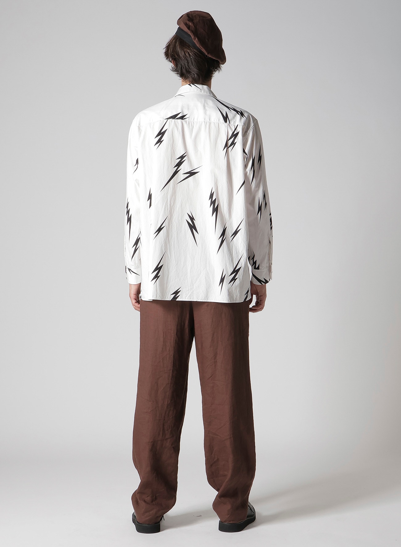 【Y's for men × MASSES】THUNDER PRINT LONG SLEEVE SHIRT