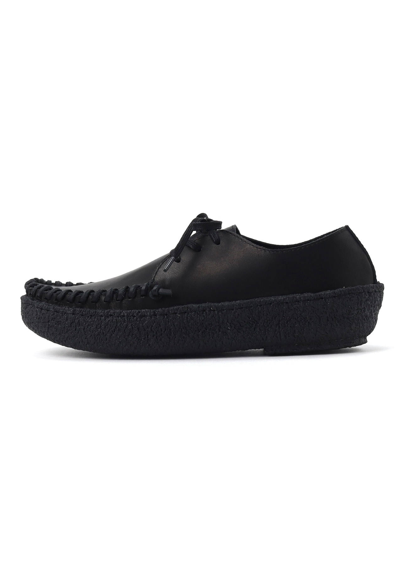 3 HOLES MOCCASIN SHOES BLACK