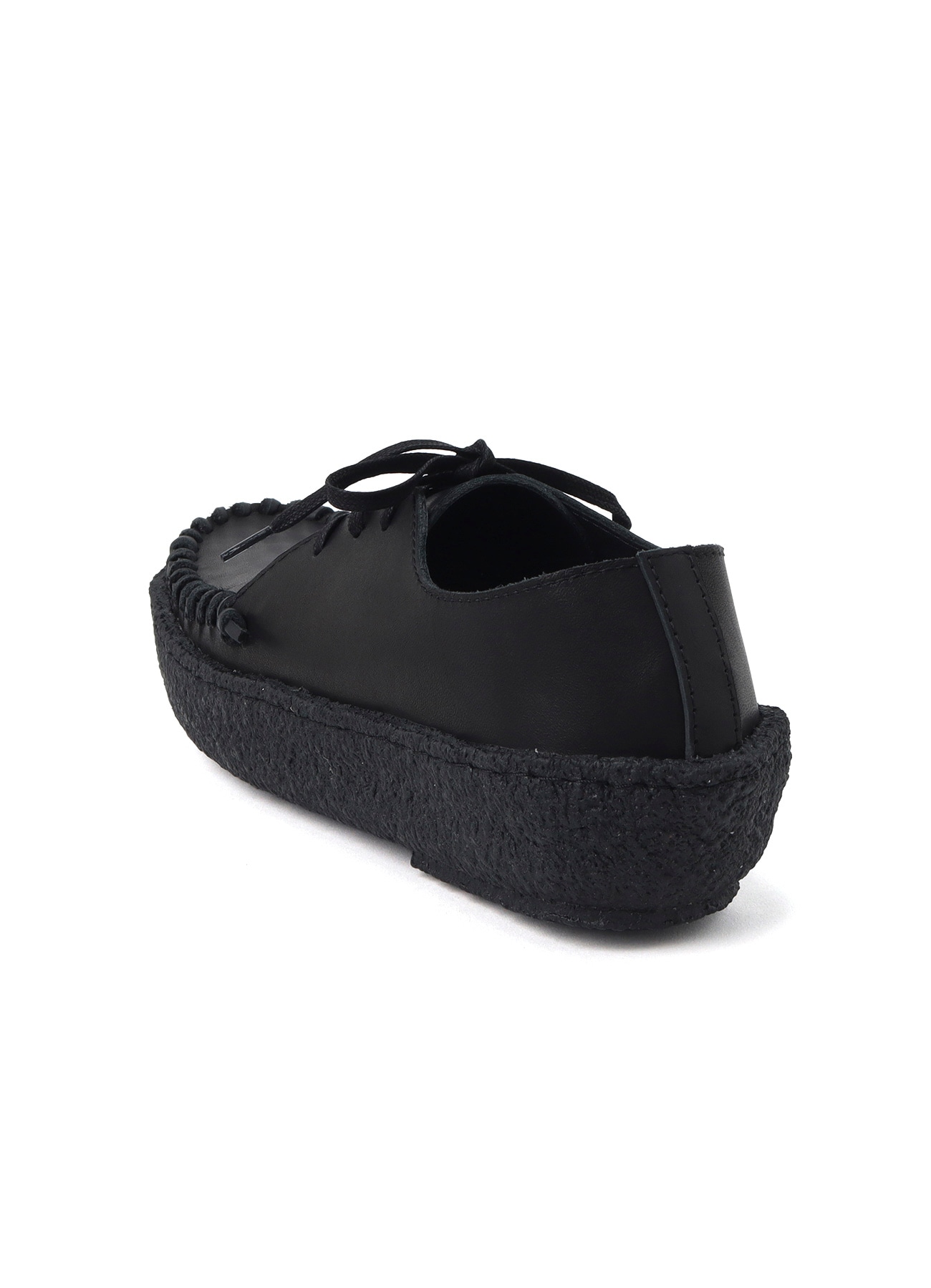 3 HOLES MOCCASIN SHOES BLACK