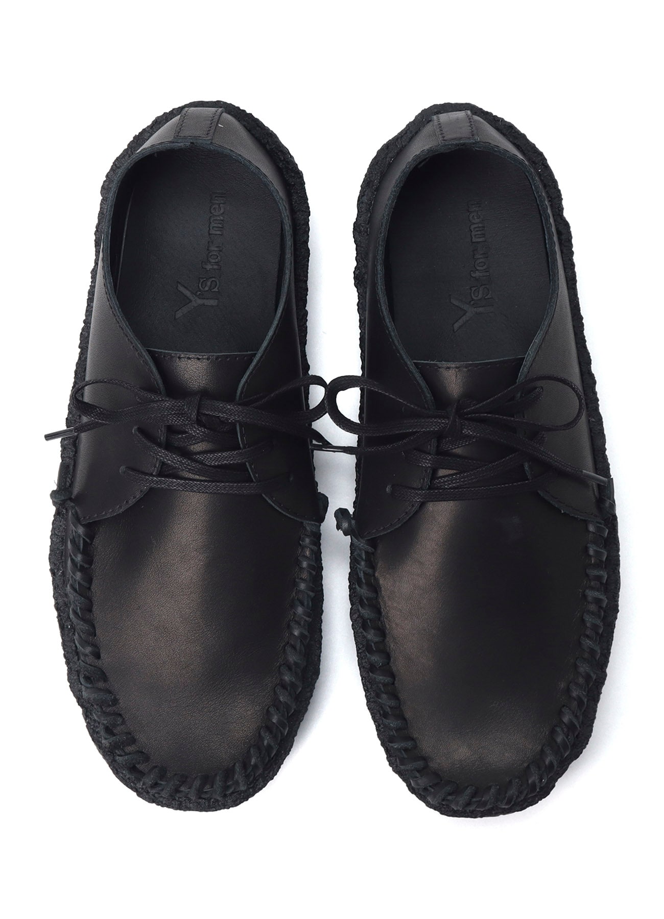 3 HOLES MOCCASIN SHOES BLACK