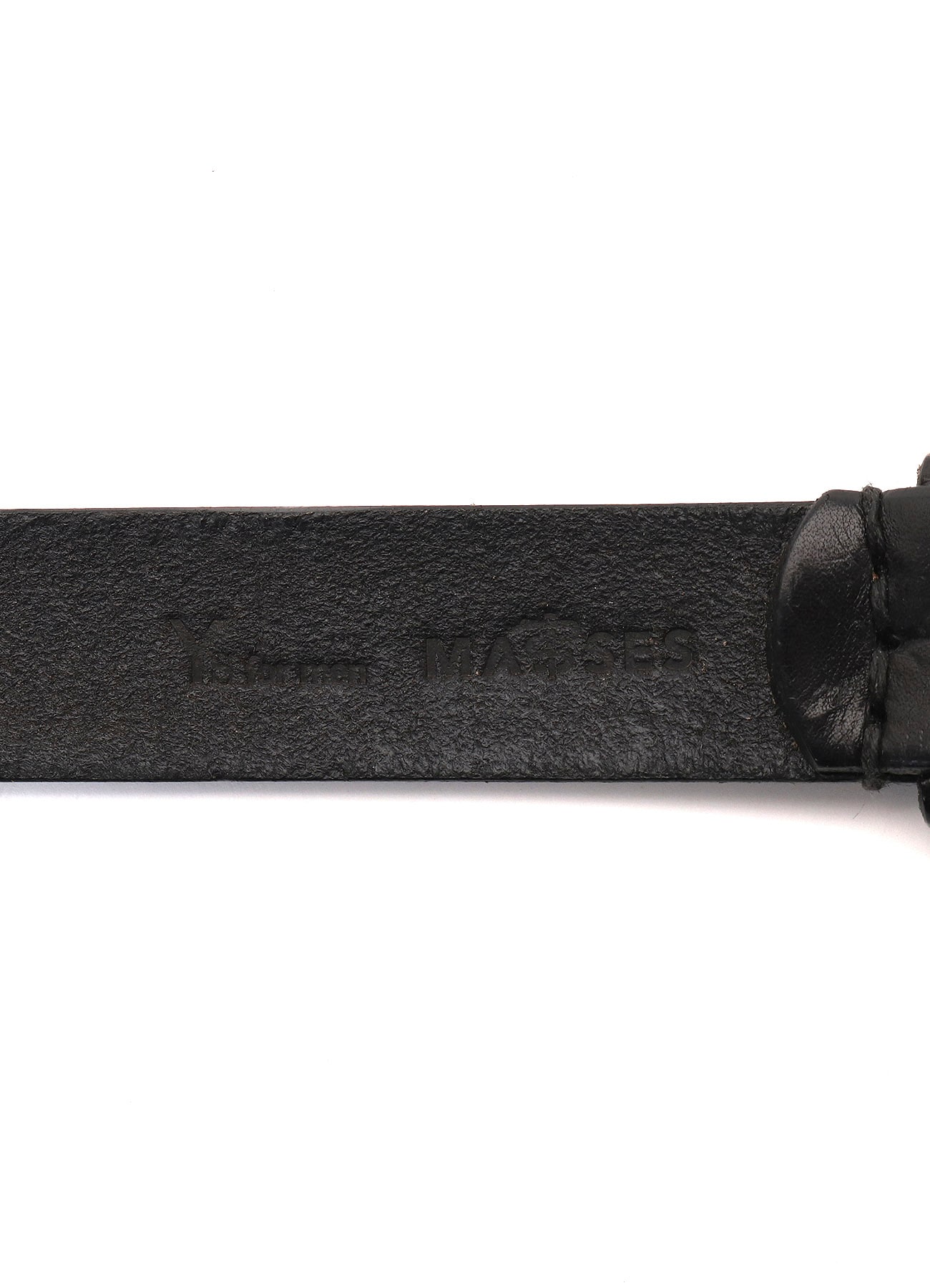 【Y's for men × MASSES】 HEAVY OIL LEATHER BELT