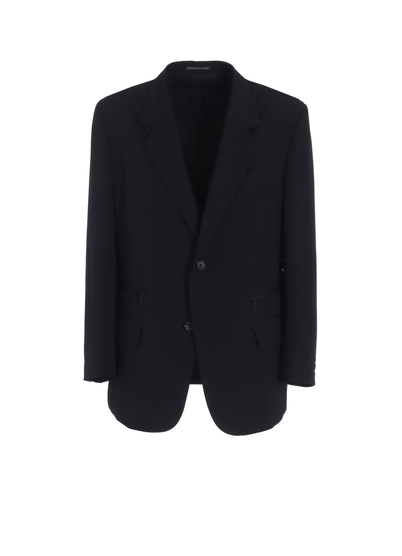 WOOL GABARDINE LEFT AND RIGHT CHANGE POCKET JACKET
