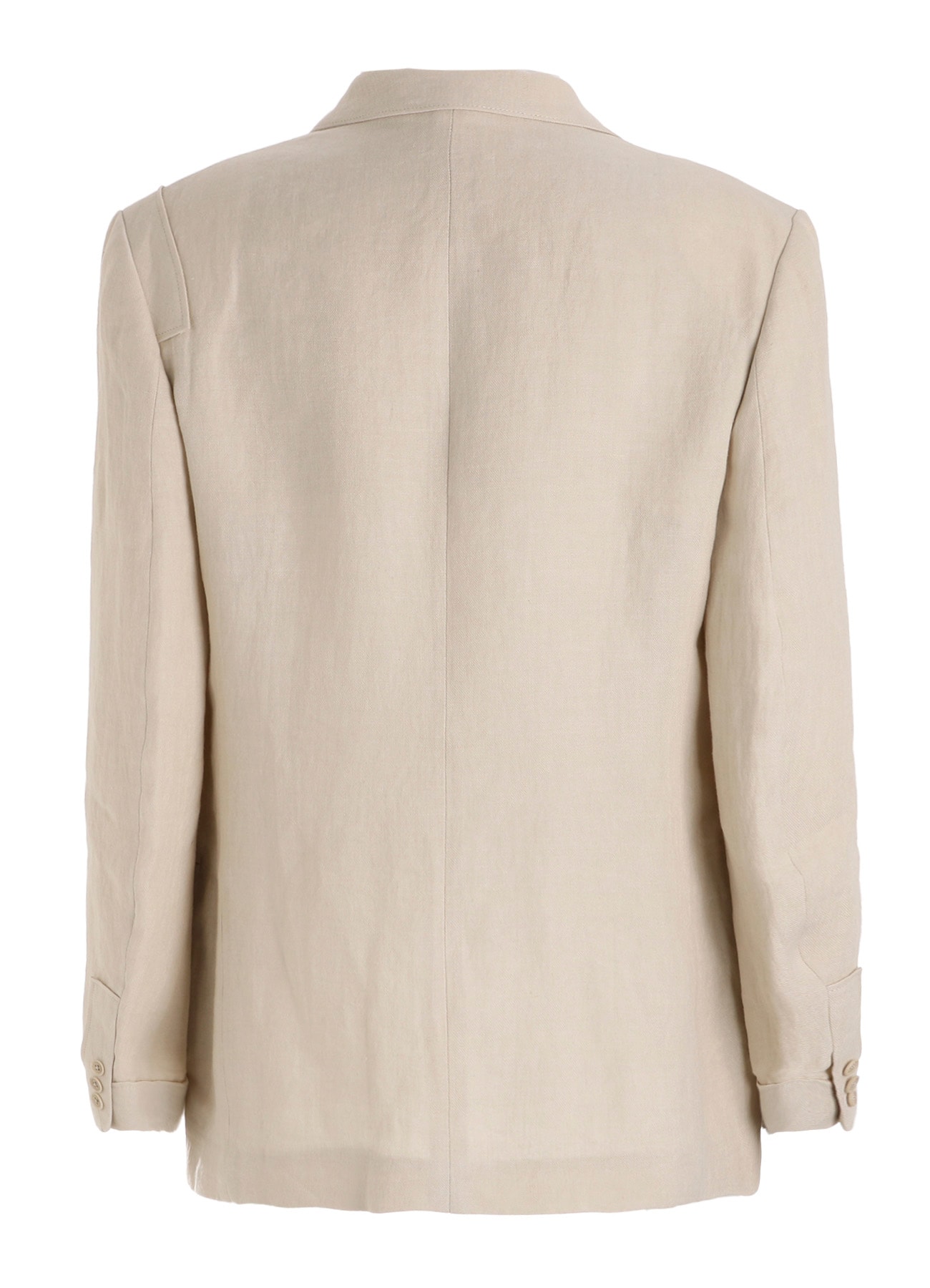 【PIECE UNIQUE】UN-DYED LINEN TWILL PATCH JACKET