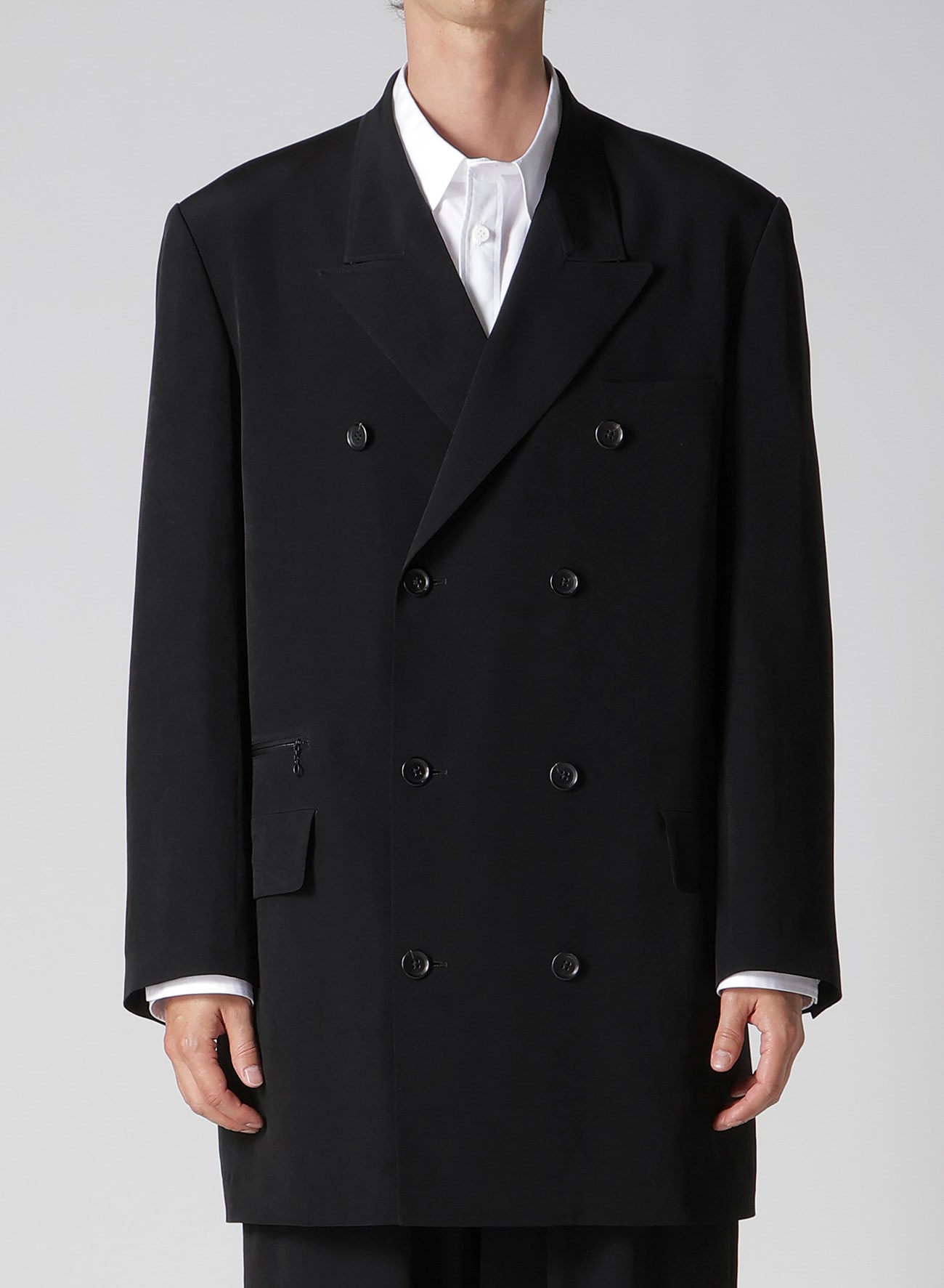 TA TUXEDO BIG PEAKED LAPEL JACKET