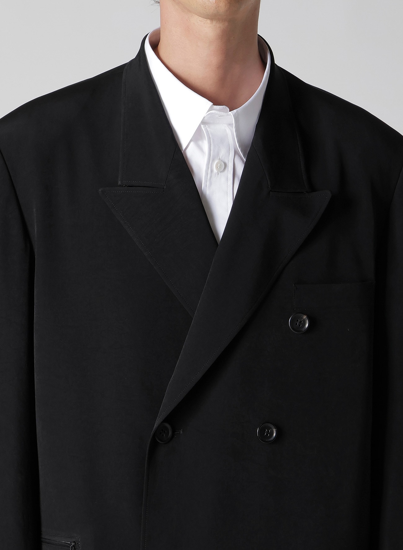 TA TUXEDO BIG PEAKED LAPEL JACKET