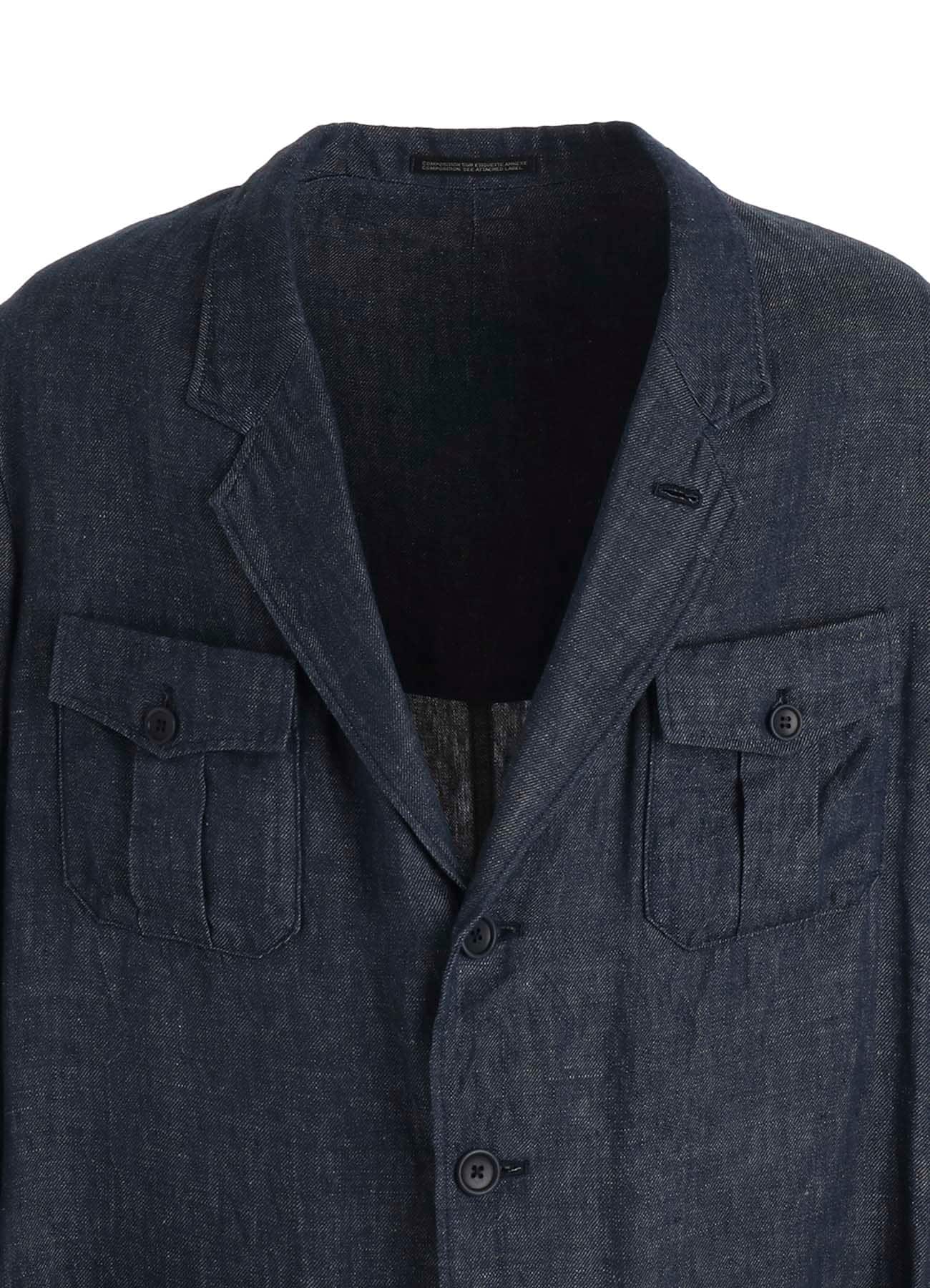 【PIECE UNIQUE】LINEN CHINO 4-POCKET JACKET