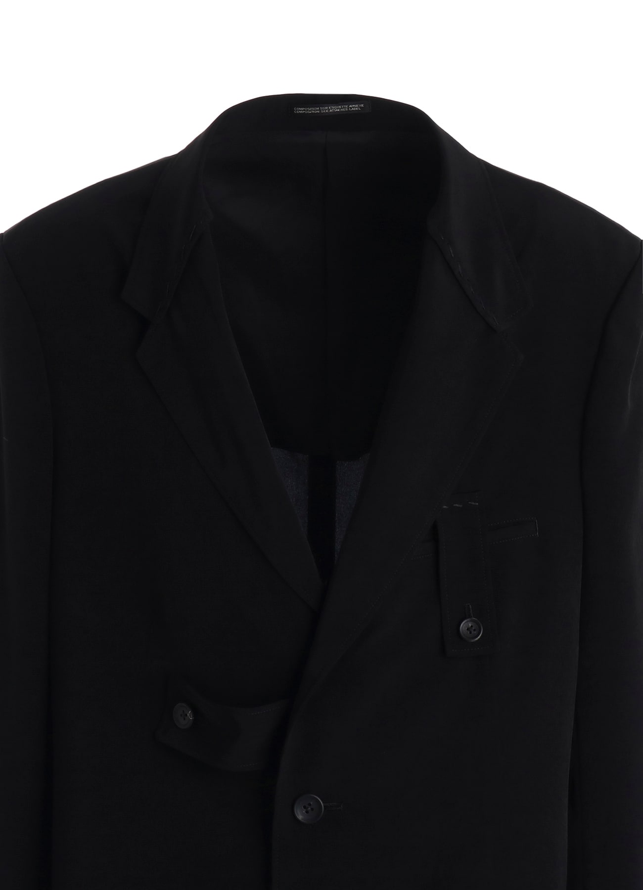 TA TUXEDO BASTED COLLAR JACKET