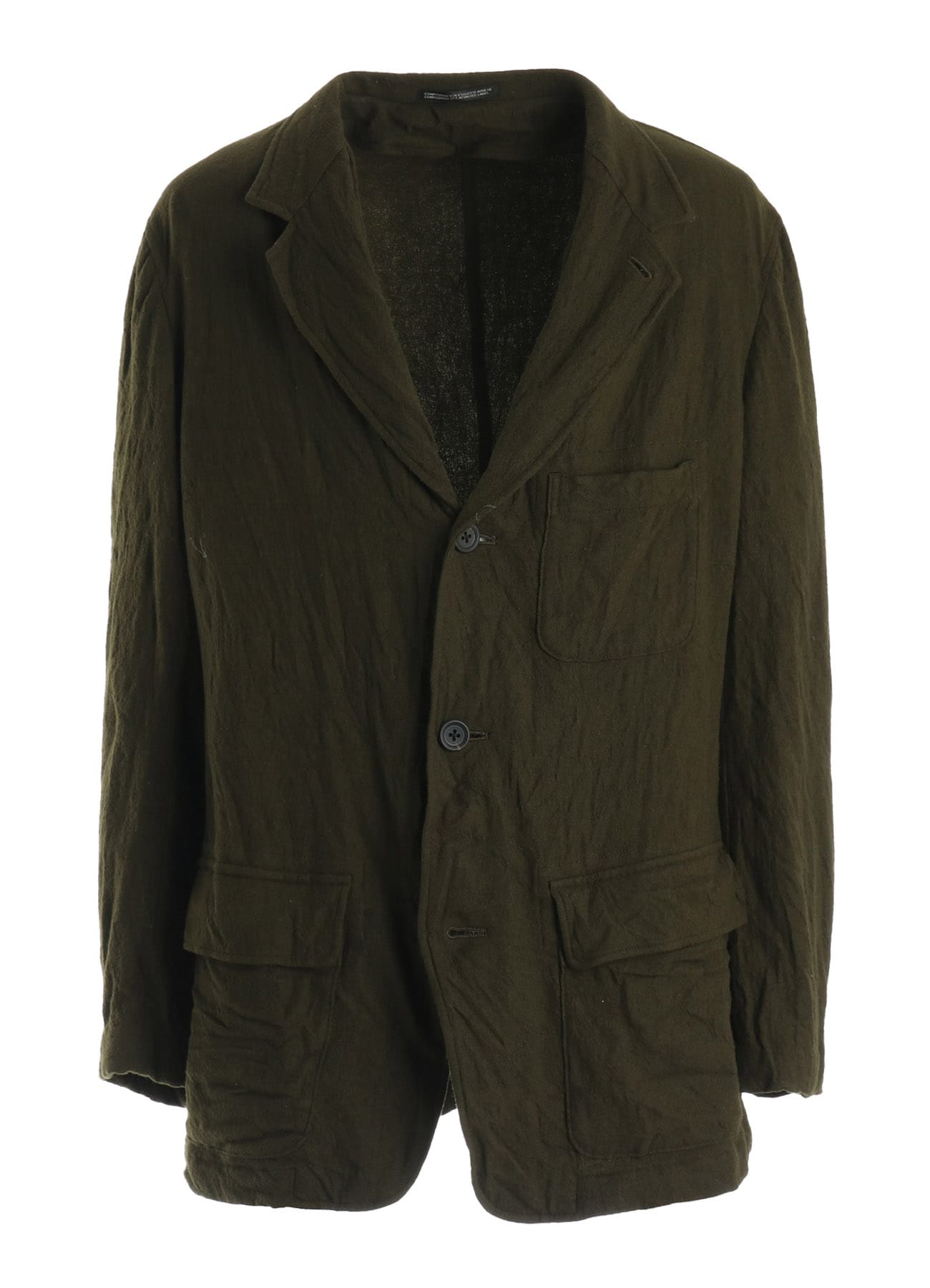 【Y's for men × MASSES】 SHRINK SERGE 3B JACKET