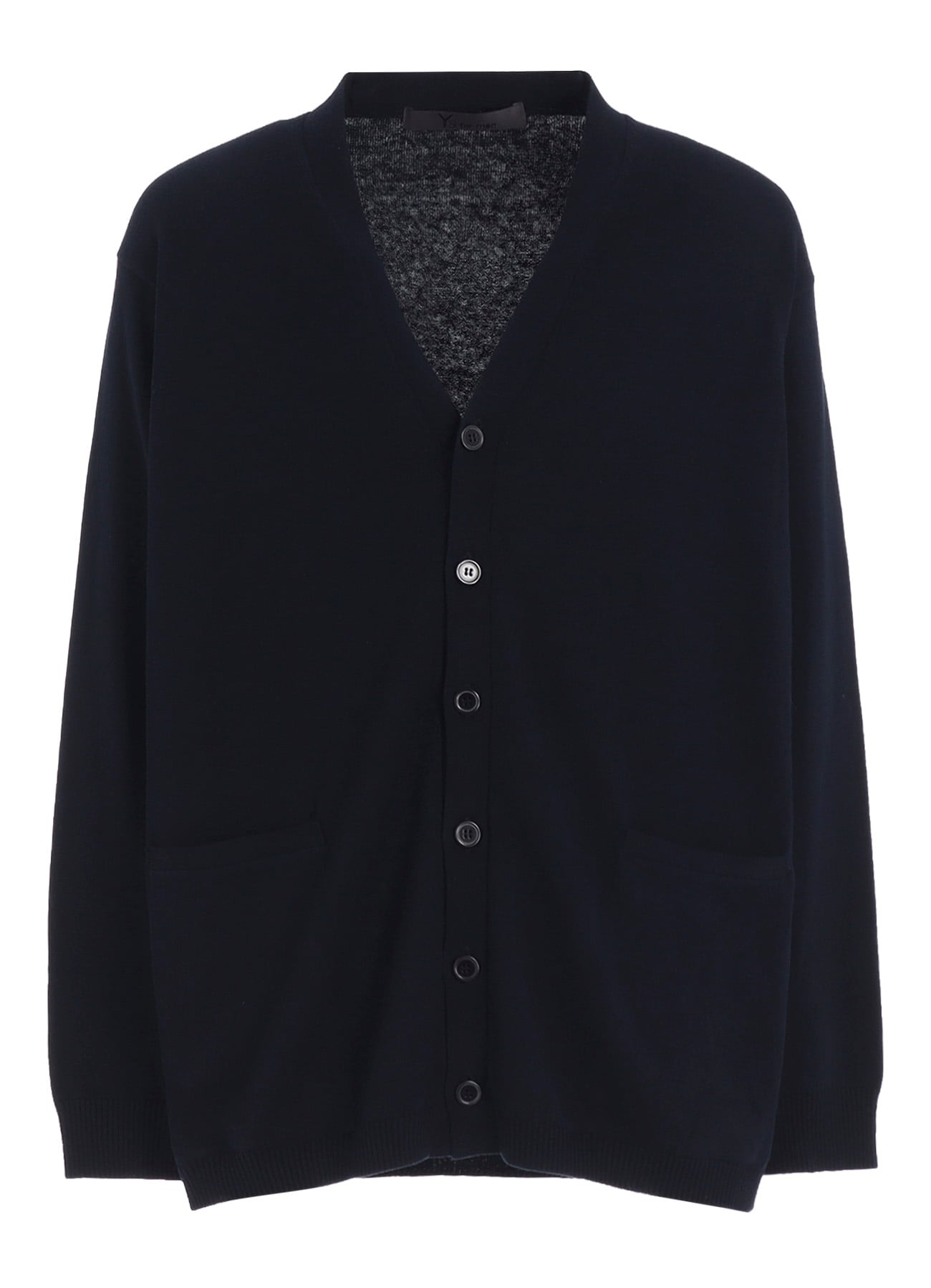 Y's for men LOGO V-NECK CARDIGAN