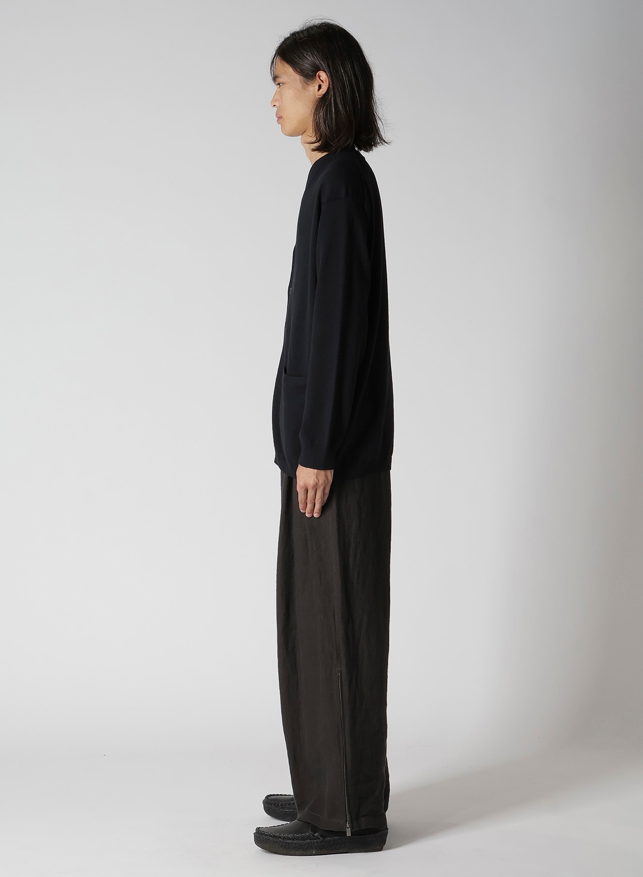 Y's for men LOGO V-NECK CARDIGAN