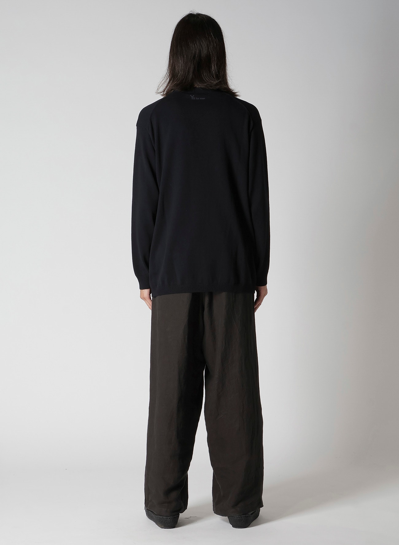 Y's for men LOGO V-NECK CARDIGAN