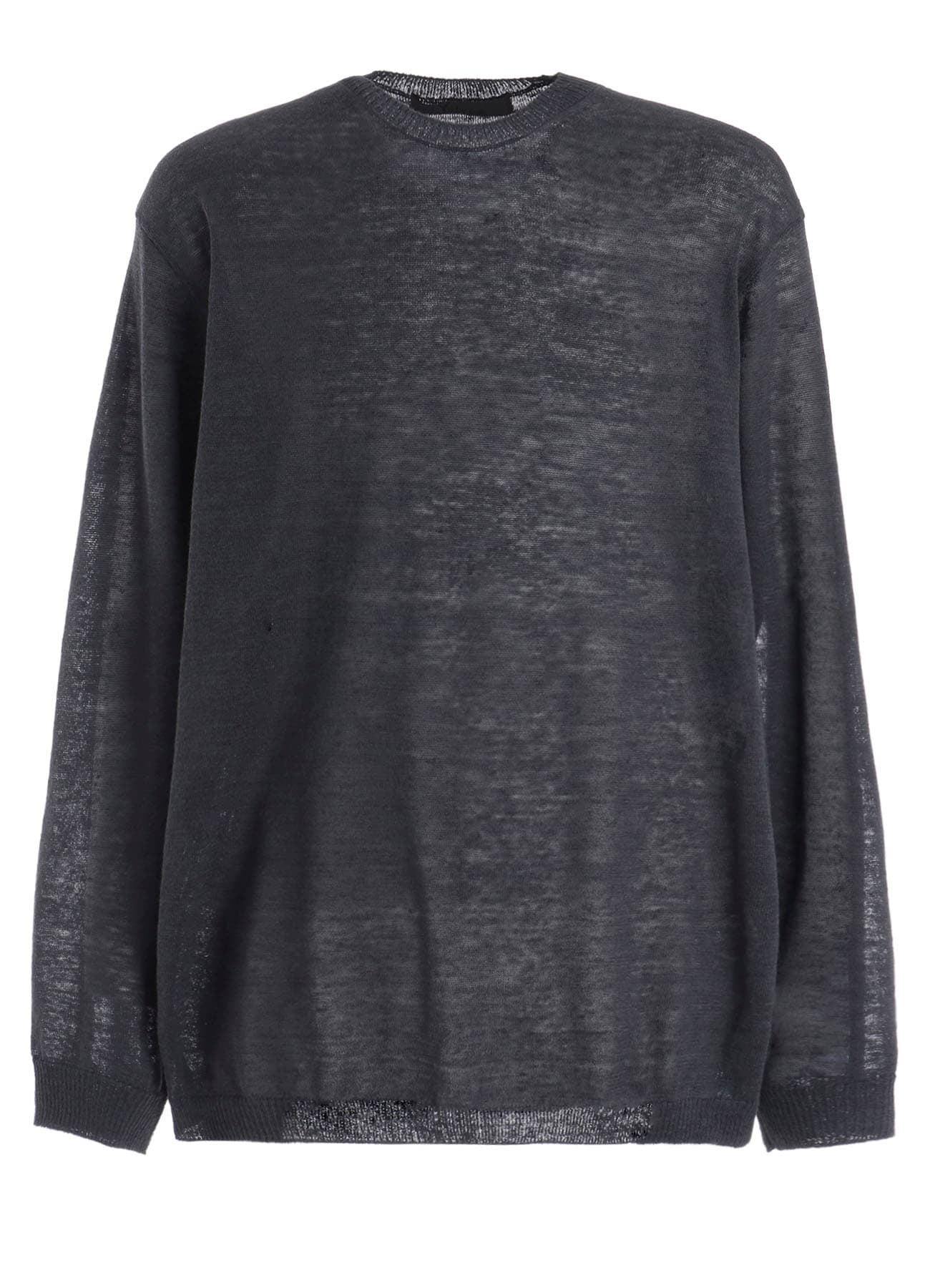 12G1PLY PLAIN STITCH ROUND NECK PULLOVER