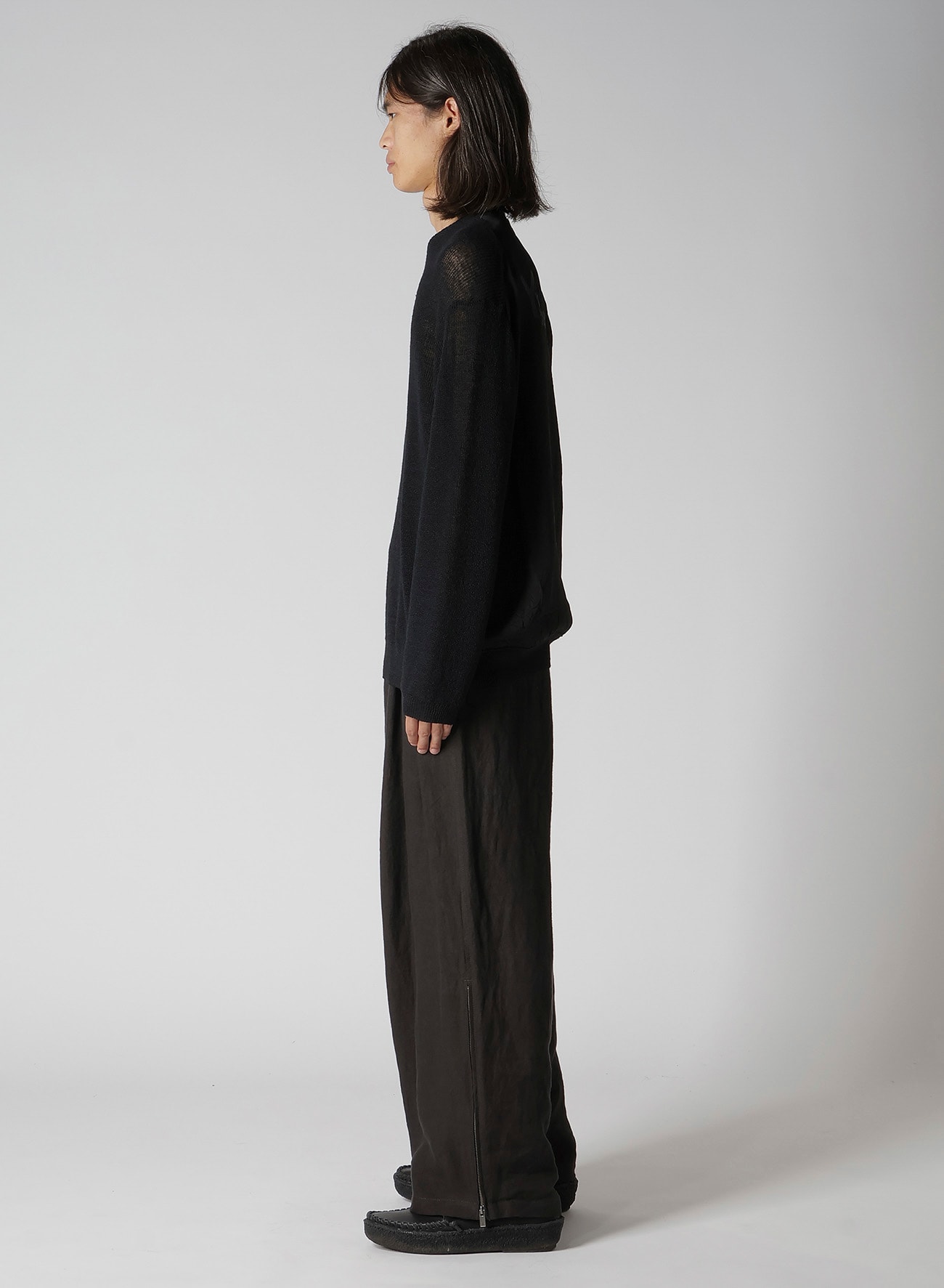 Y's for men BIG LOGO ROUND NECK PULLOVER