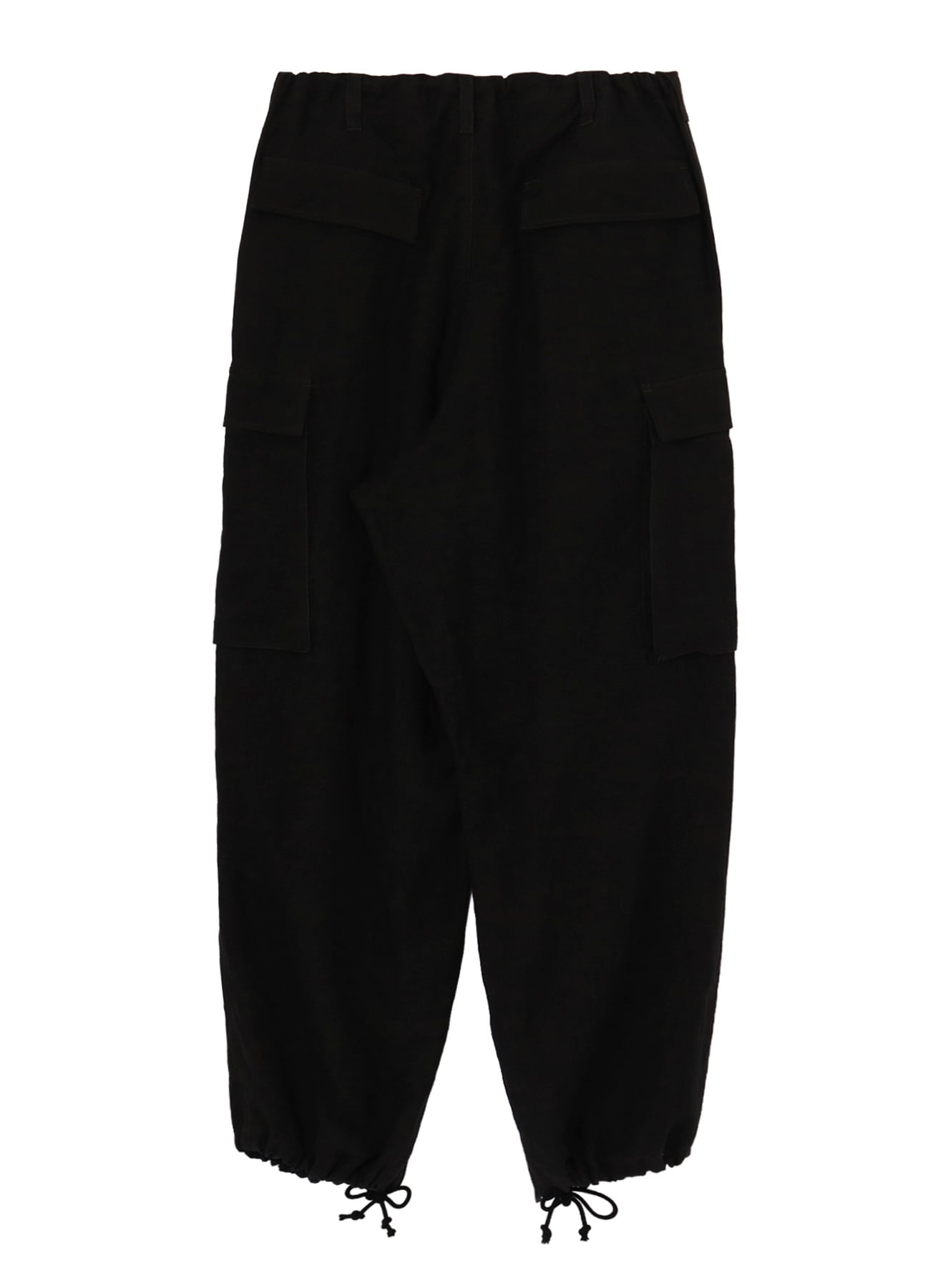 【PIECE UNIQUE】LINEN TWILL HEM-ZIP CARGO PANTS