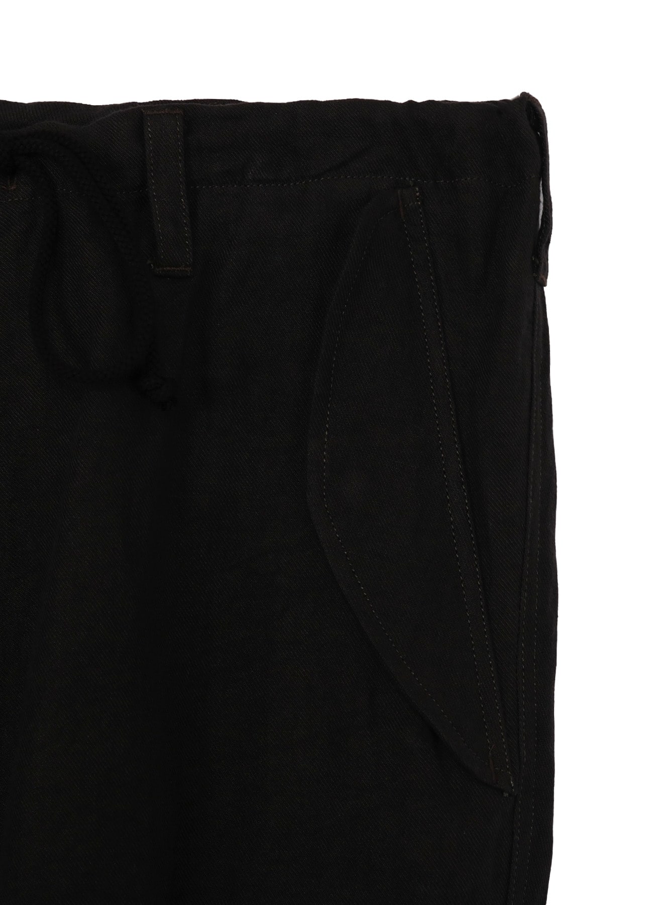 【PIECE UNIQUE】LINEN TWILL HEM-ZIP CARGO PANTS