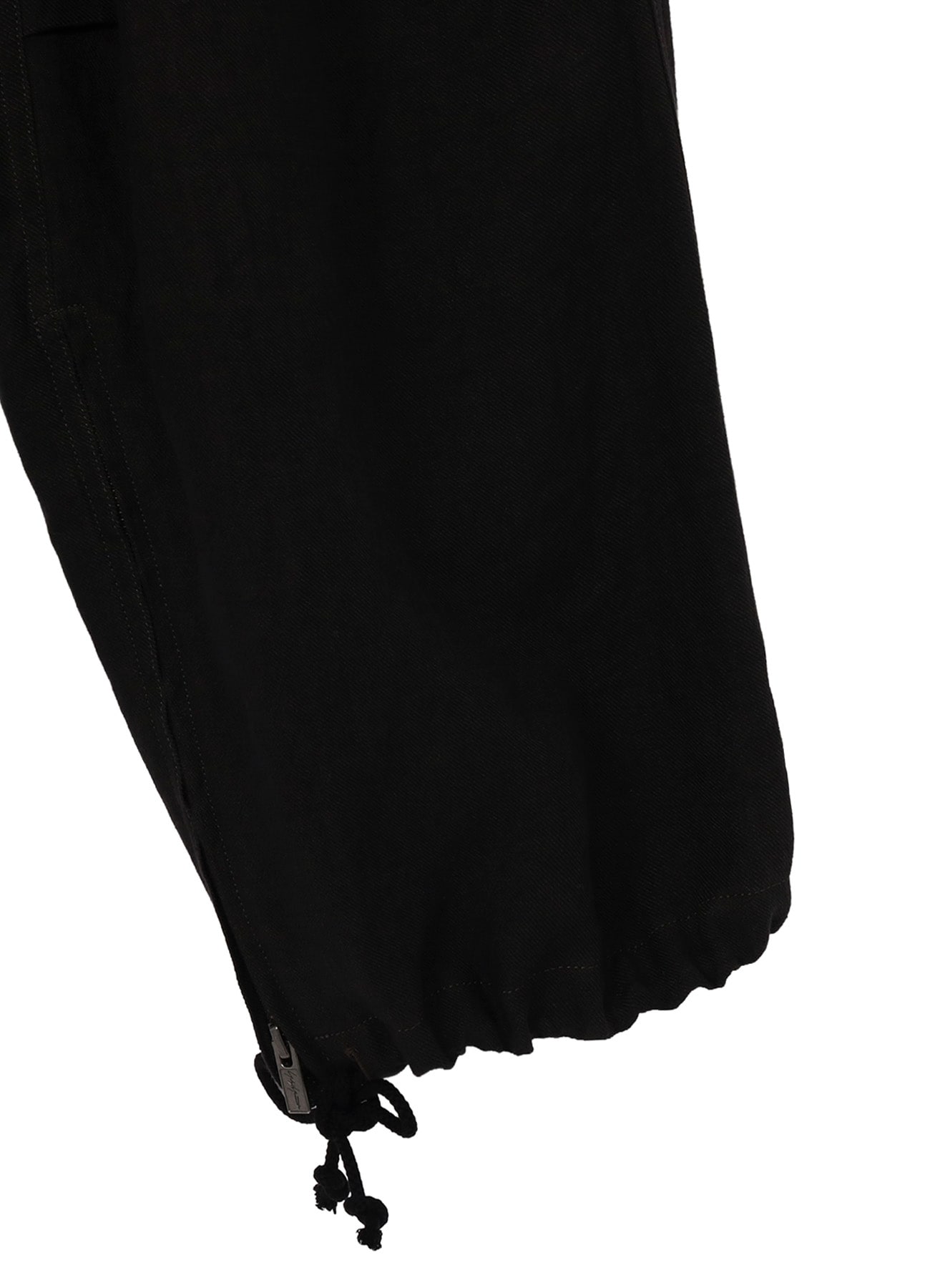 【PIECE UNIQUE】LINEN TWILL HEM-ZIP CARGO PANTS