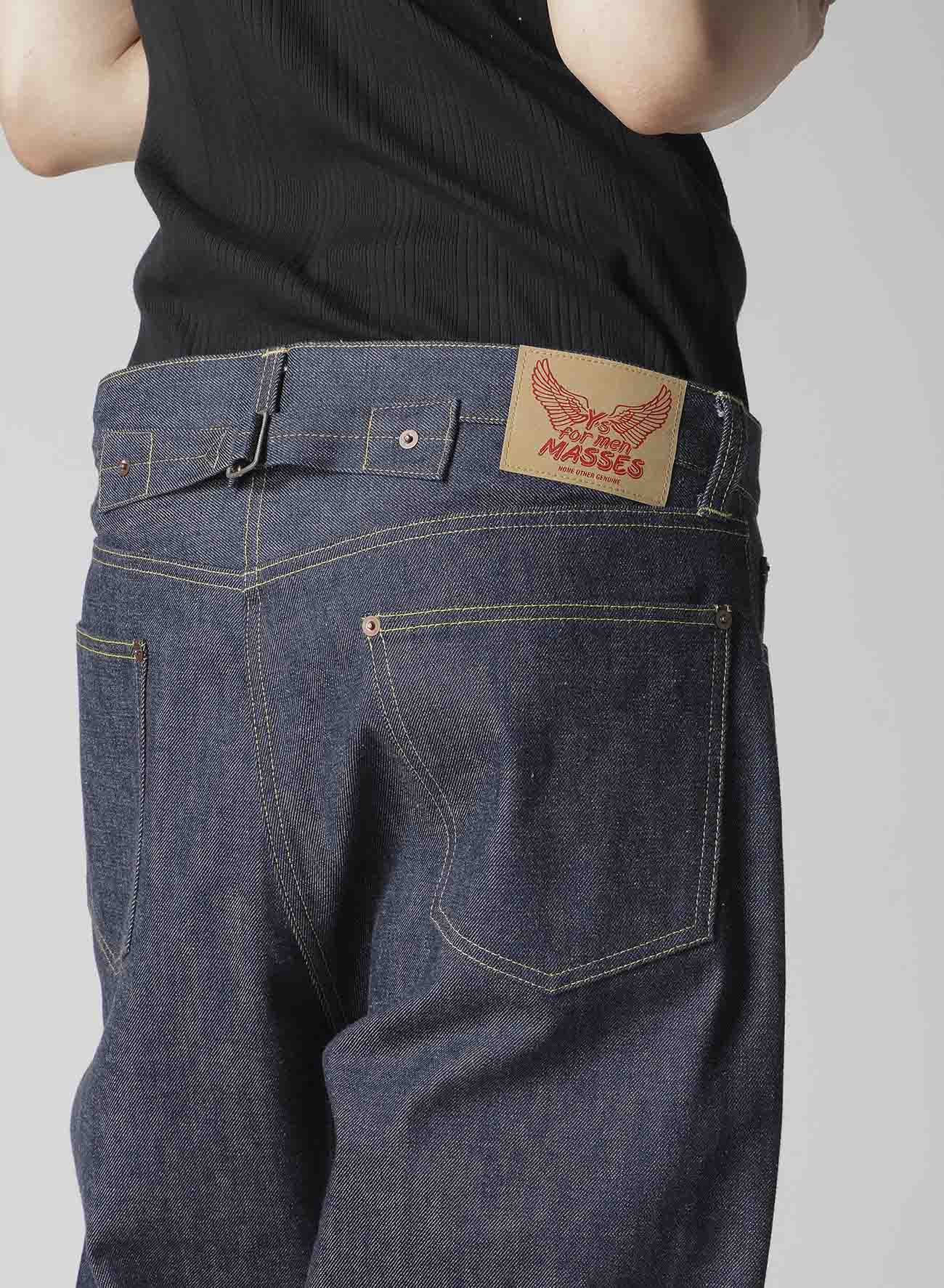【Y's for men × MASSES】 DENIM PANTS RIGID INDIGO