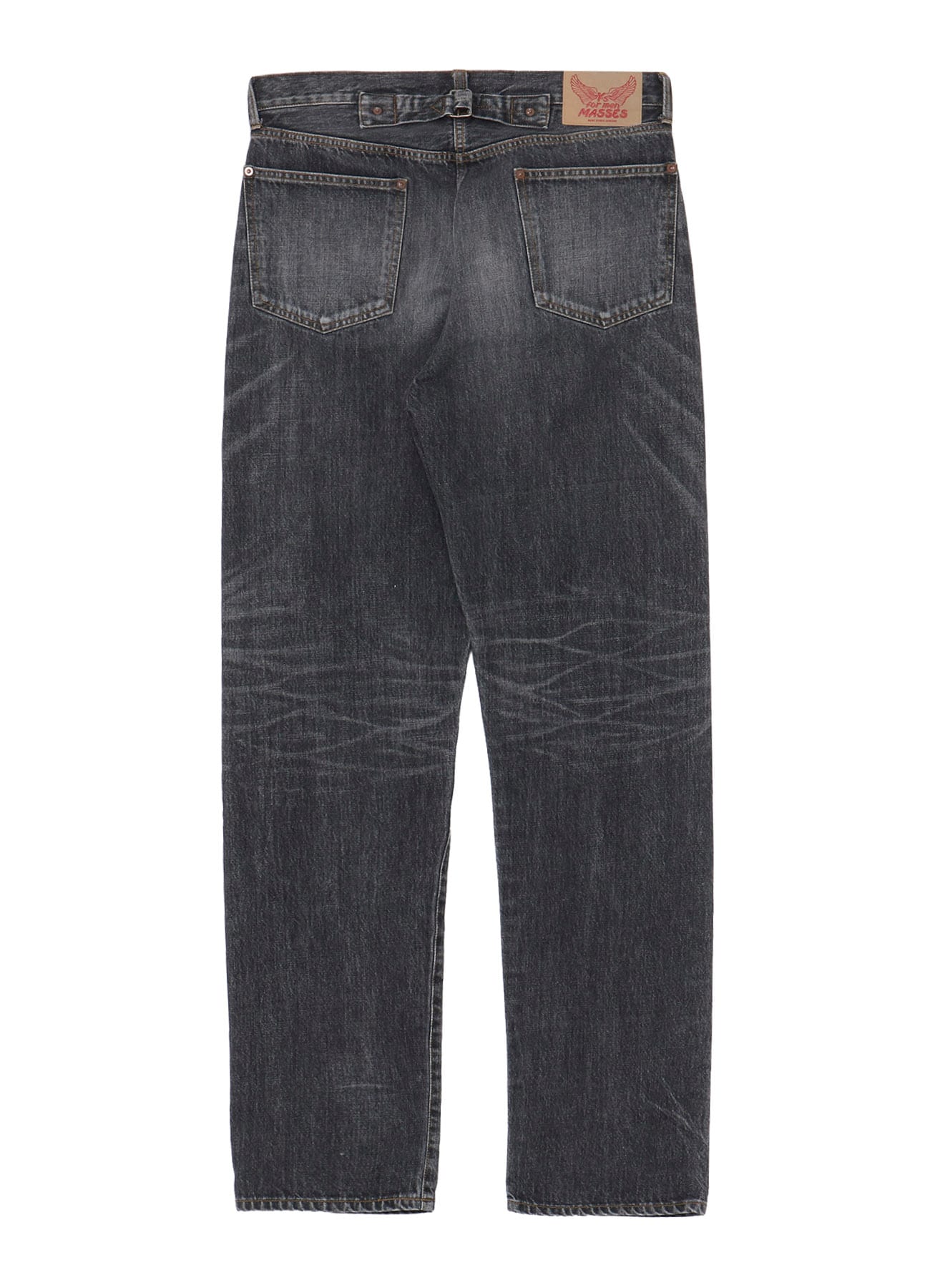 【Y's for men × MASSES】 DENIM PANTS H.WASH BLACK