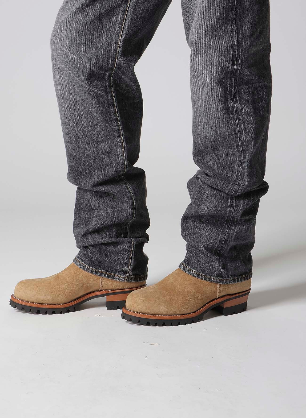 【Y's for men × MASSES】 DENIM PANTS H.WASH BLACK