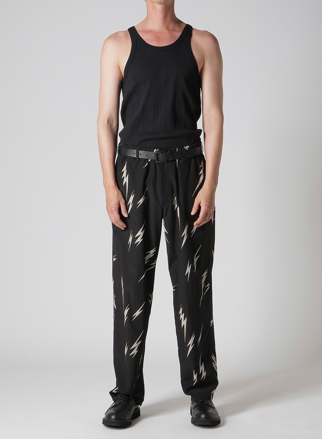 【Y's for men × MASSES】THUNDER BLEACH DYED TROUSERS