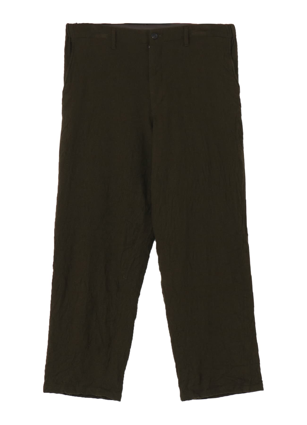 【Y's for men × MASSES】 SHRINK SERGE SIDE ELASTIC PANTS