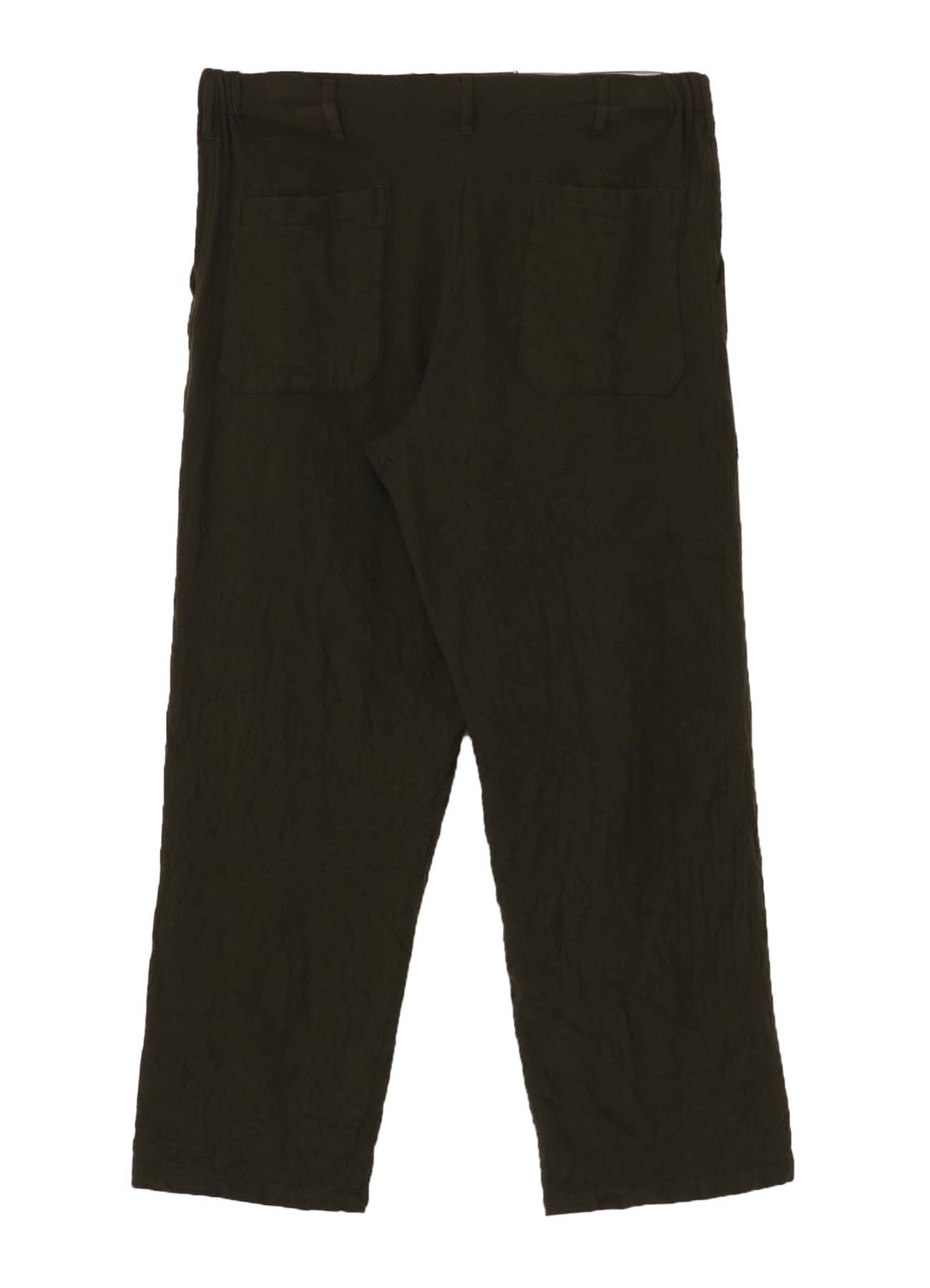 【Y's for men × MASSES】 SHRINK SERGE SIDE ELASTIC PANTS