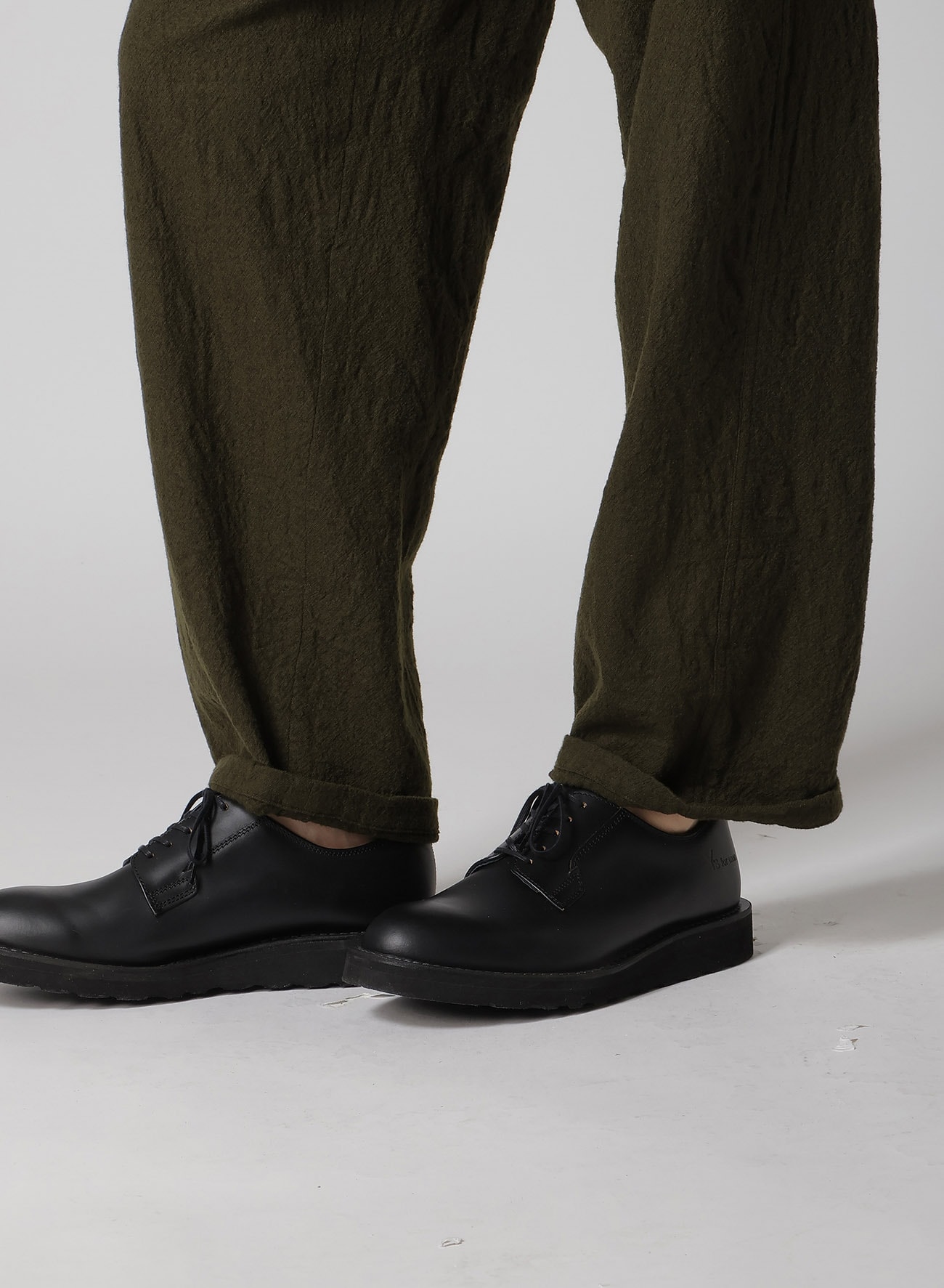 【Y's for men × MASSES】 SHRINK SERGE SIDE ELASTIC PANTS