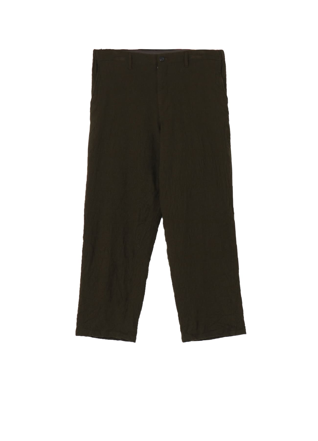 【Y's for men × MASSES】 SHRINK SERGE SIDE ELASTIC PANTS