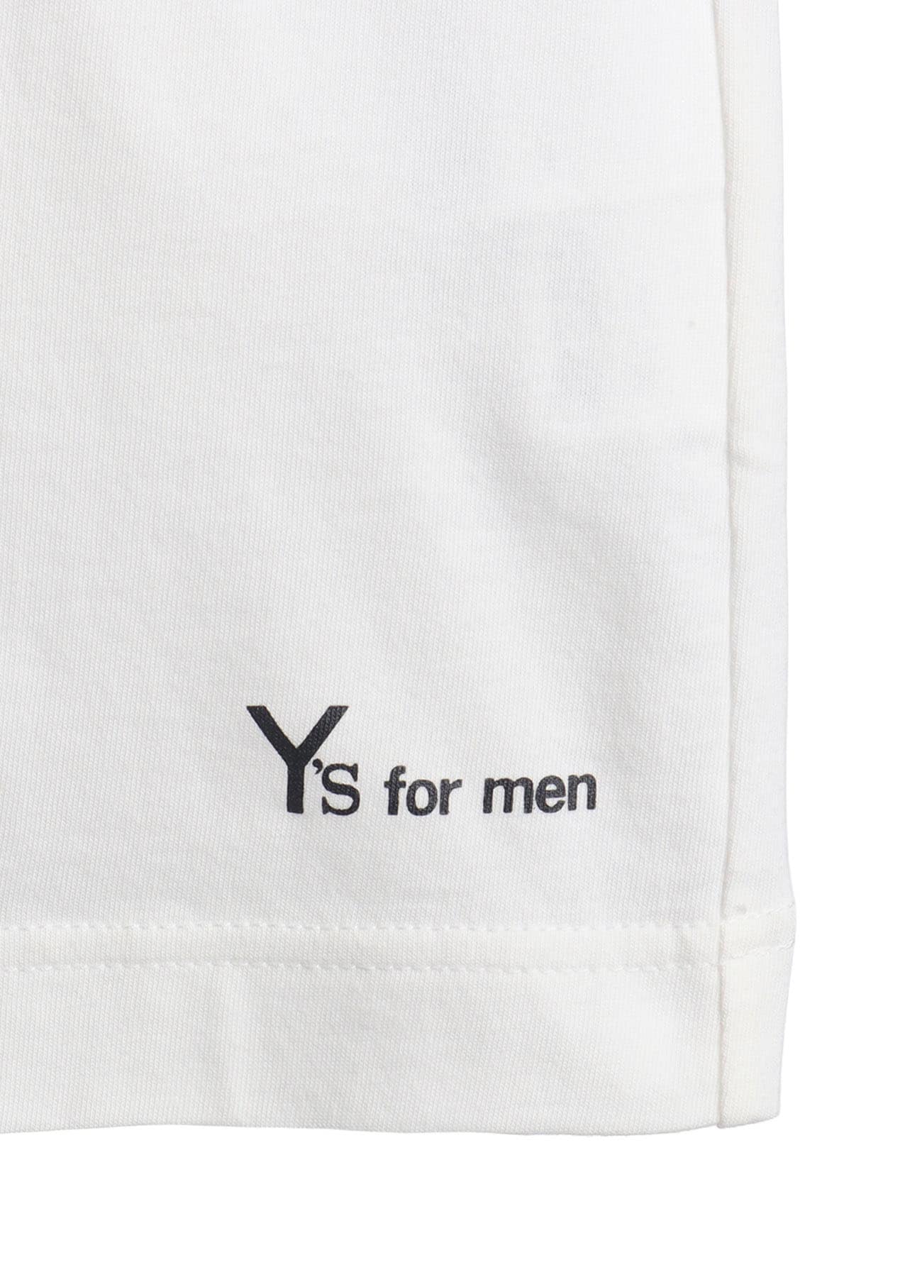 Y's for men LOGO PRINT SHORT SLEEVE T-SHIRT