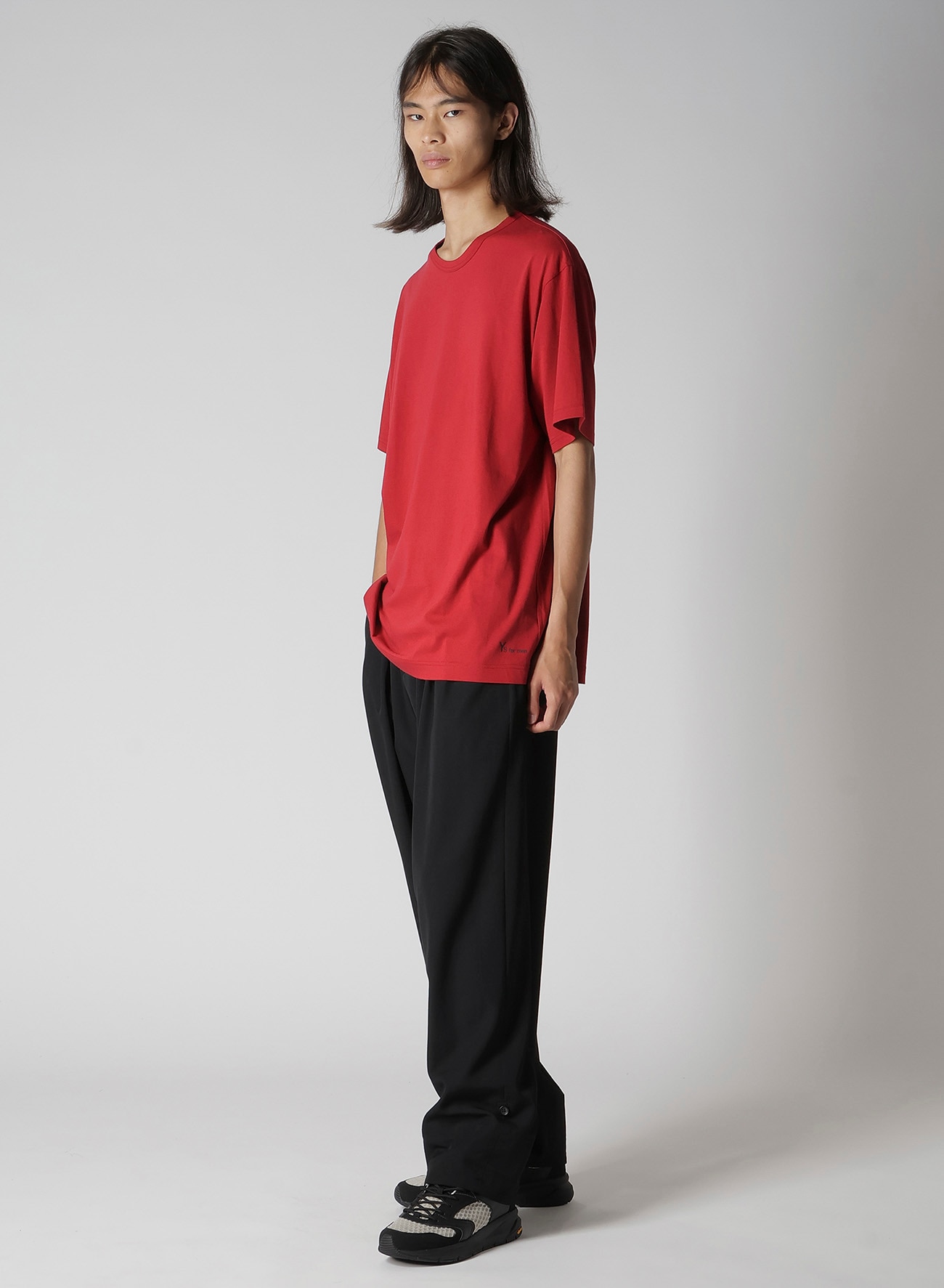 Y's for men LOGO PRINT SHORT SLEEVE T-SHIRT