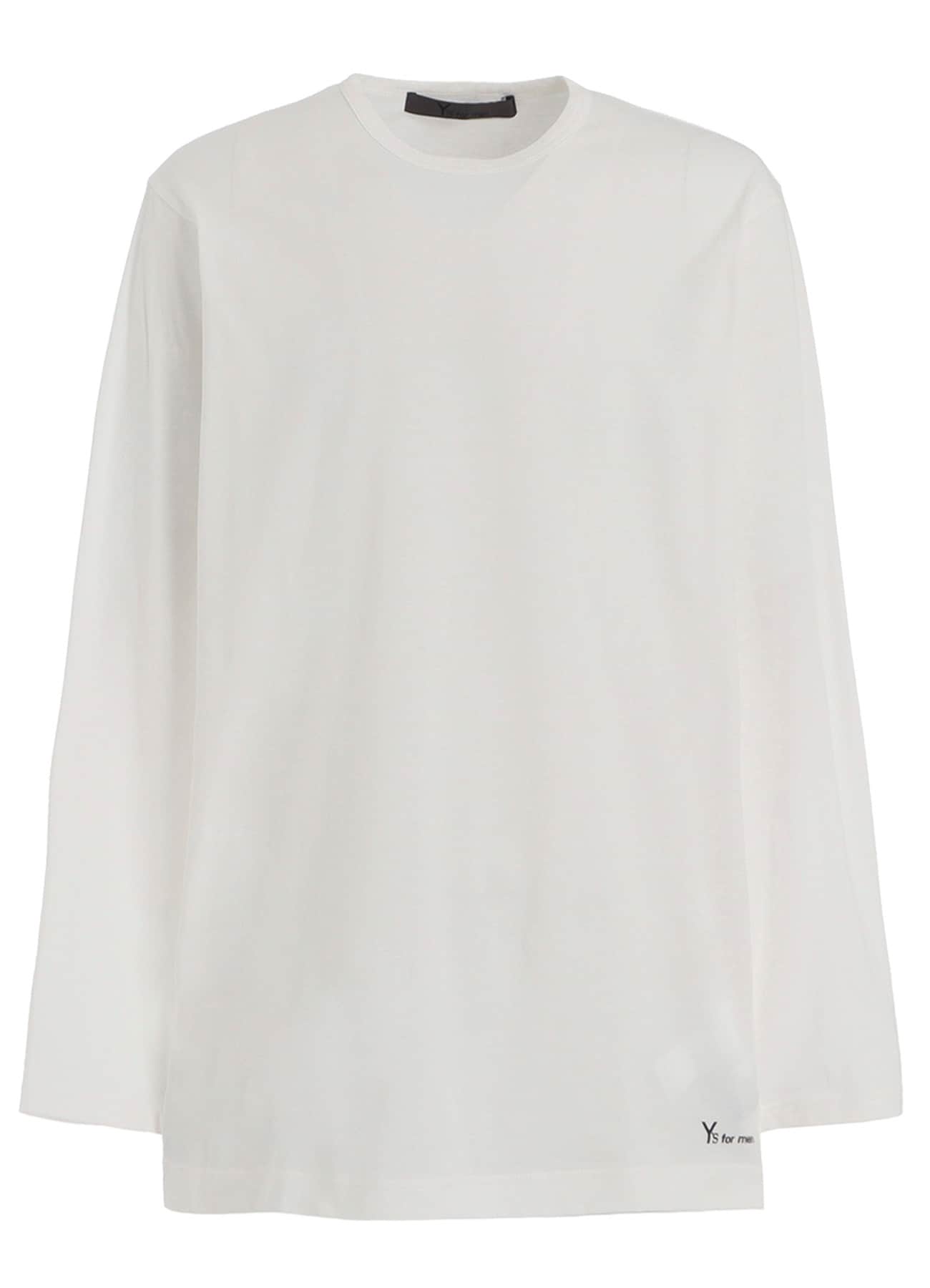 Y's for men LOGO PRINT LONG SLEEVE T-SHIRT