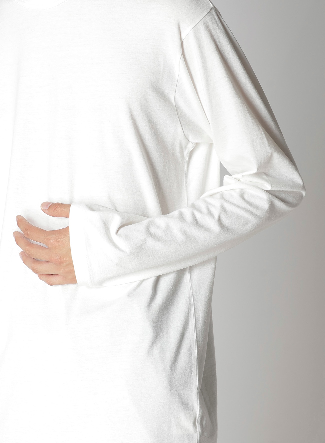 Y's for men LOGO PRINT LONG SLEEVE T-SHIRT