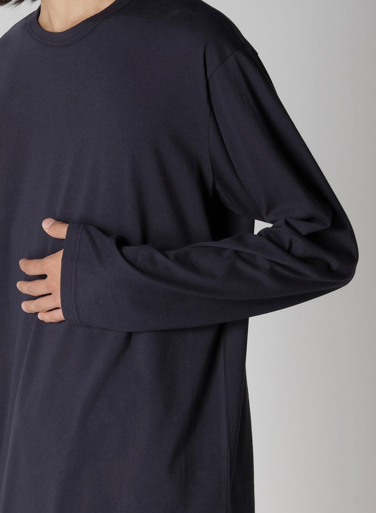 Y's for men LOGO PRINT LONG SLEEVE T-SHIRT