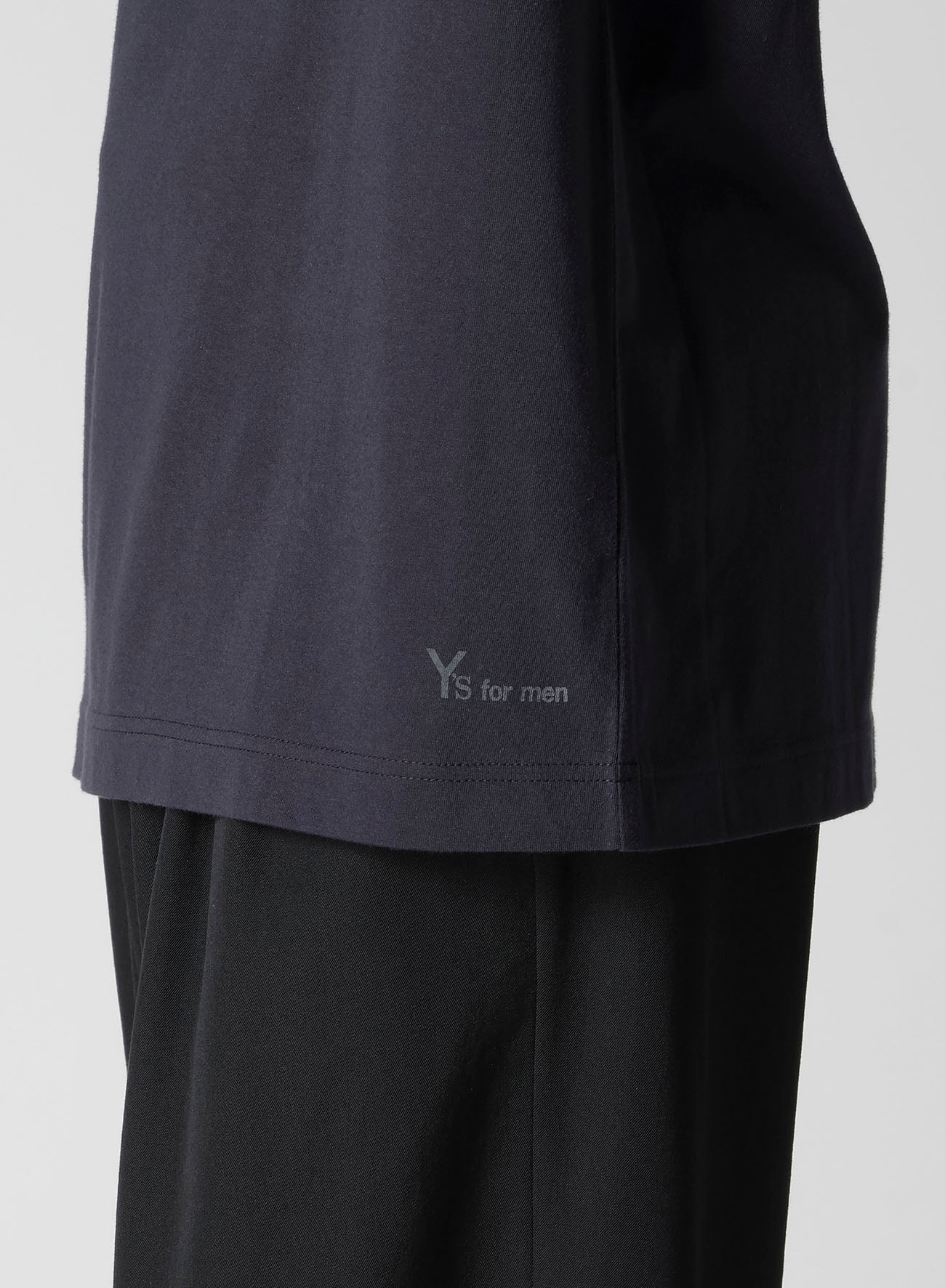 Y's for men LOGO PRINT LONG SLEEVE T-SHIRT