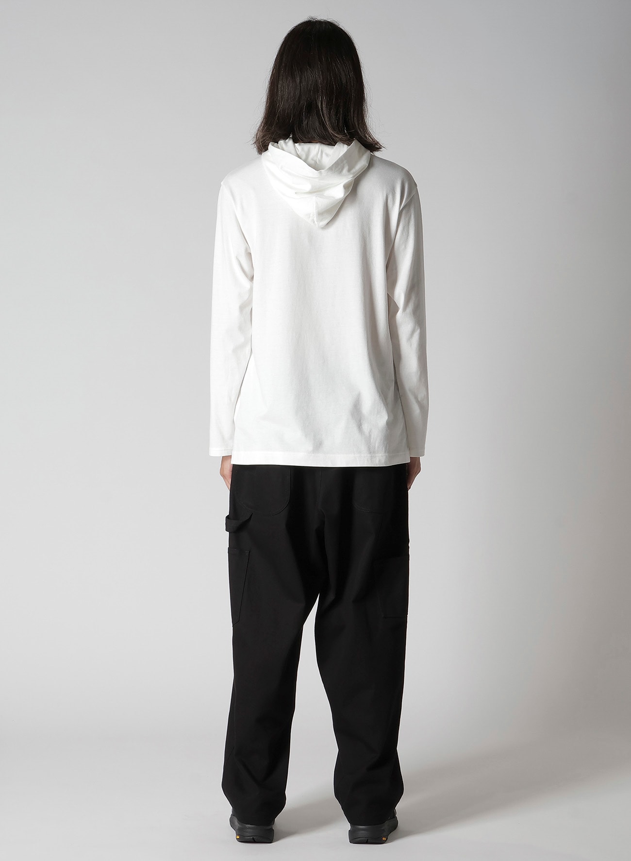 Y's for men LOGO PRINT HOODIE