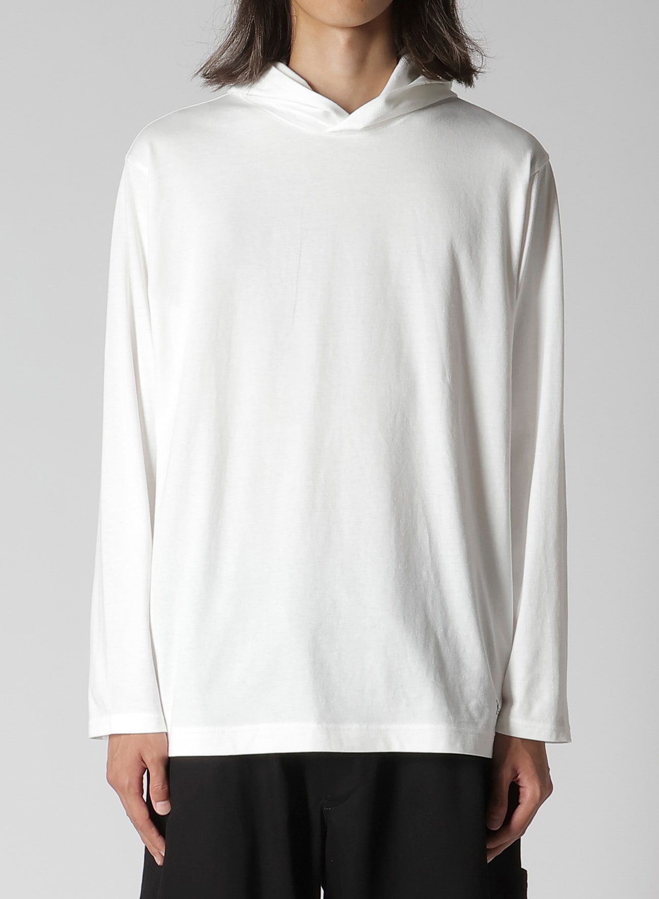 Y's for men LOGO PRINT HOODIE