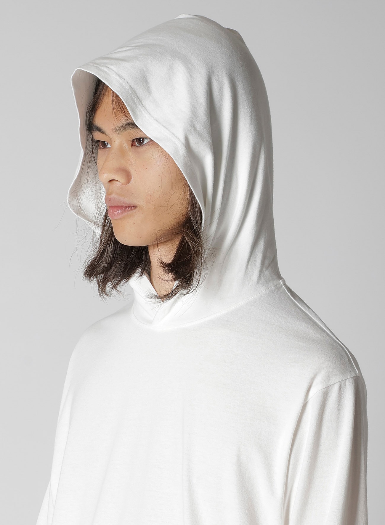 Y's for men LOGO PRINT HOODIE