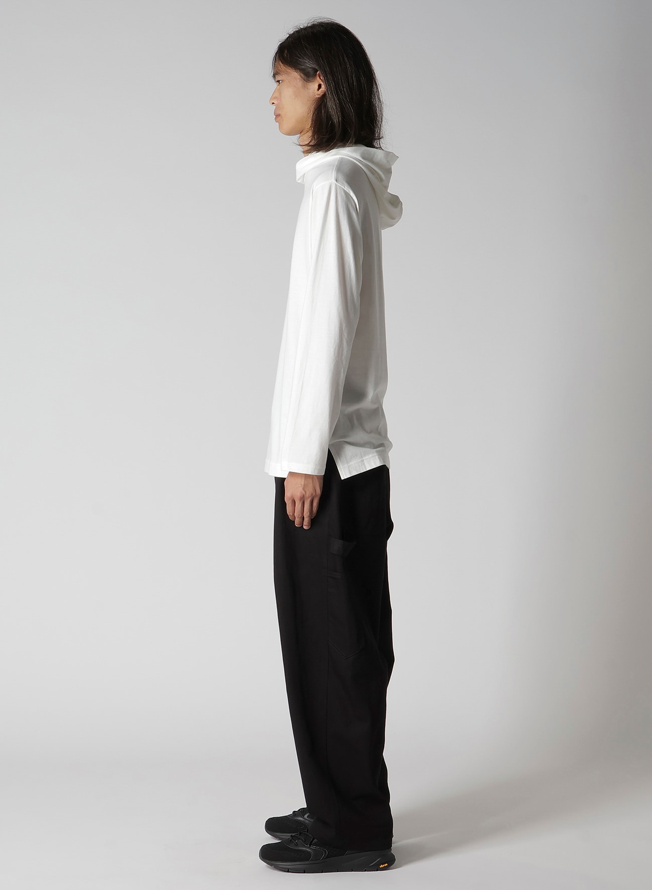 Y's for men LOGO PRINT HOODIE