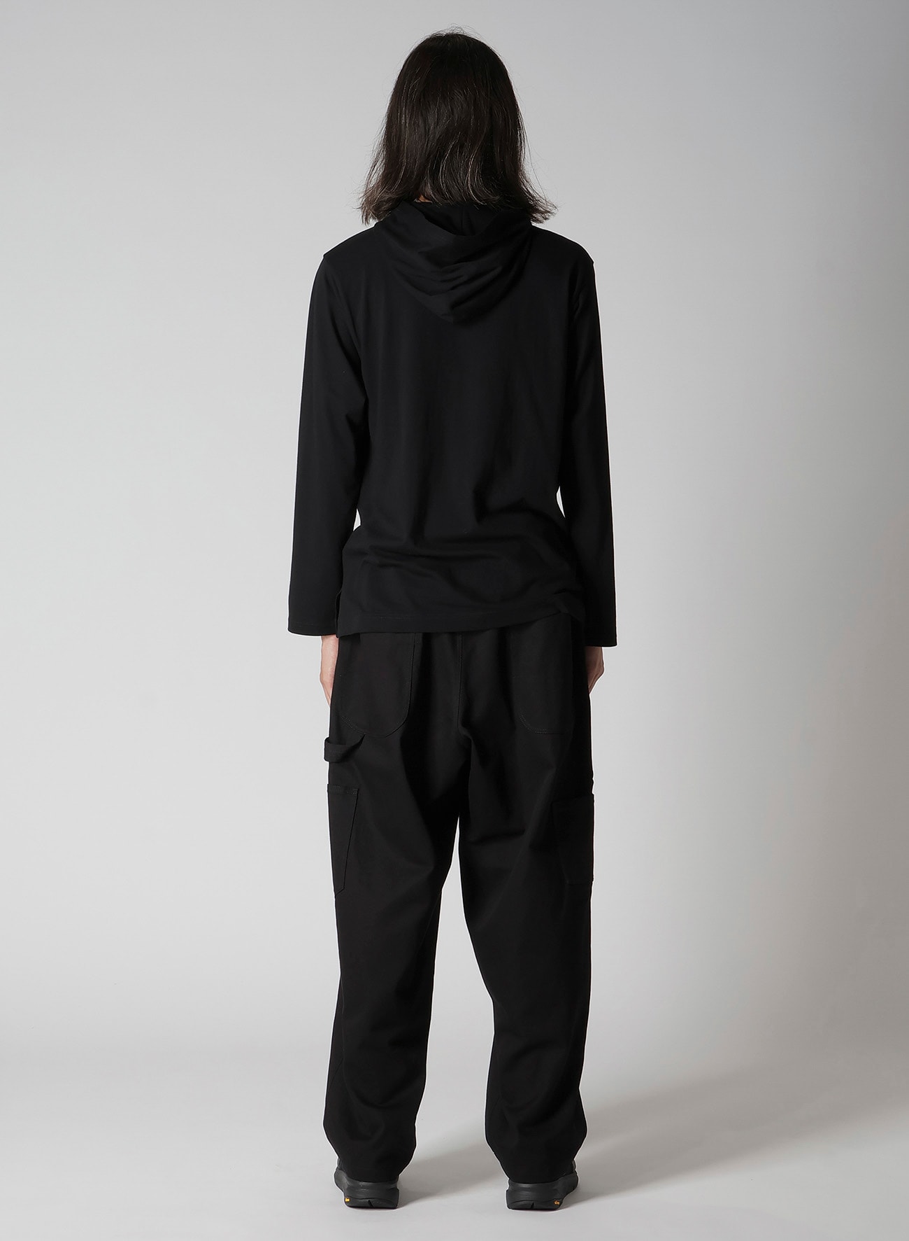 Y's for men LOGO PRINT HOODIE