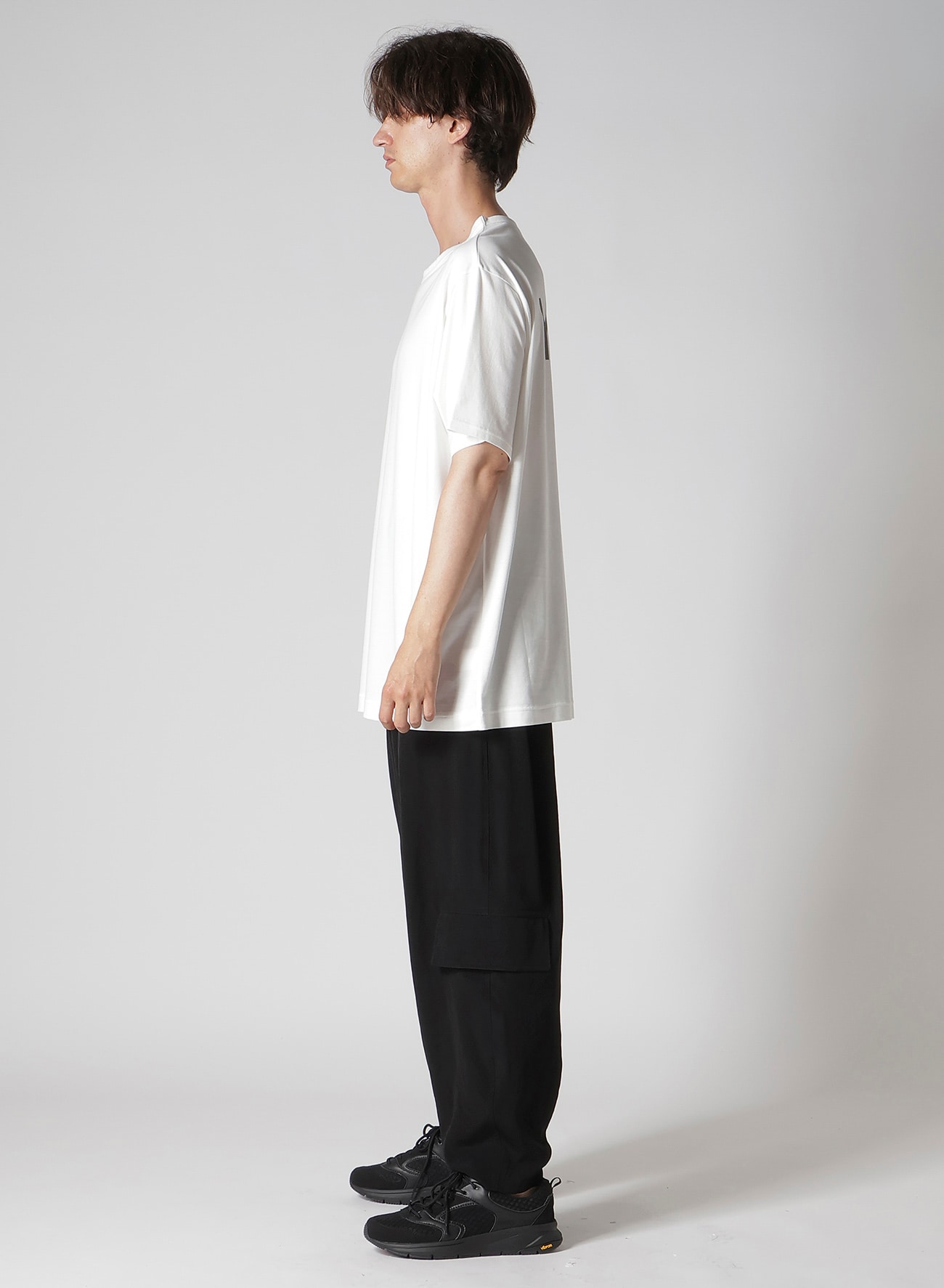 Y's for men BIG LOGO PRINT SHORT SLEEVE T-SHIRT