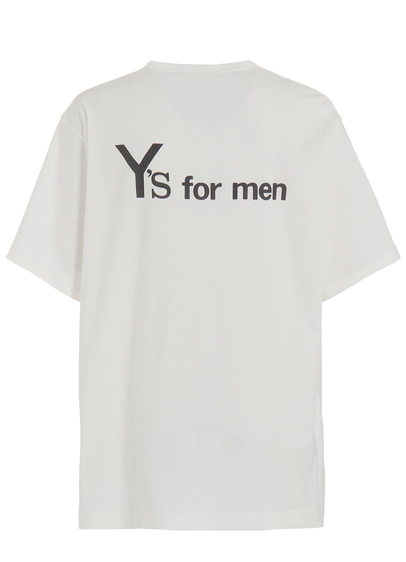 Y's for men BIG LOGO PRINT SHORT SLEEVE T-SHIRT
