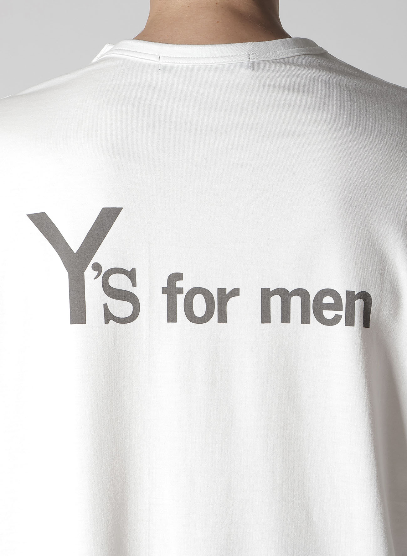 Y's for men BIG LOGO PRINT SHORT SLEEVE T-SHIRT
