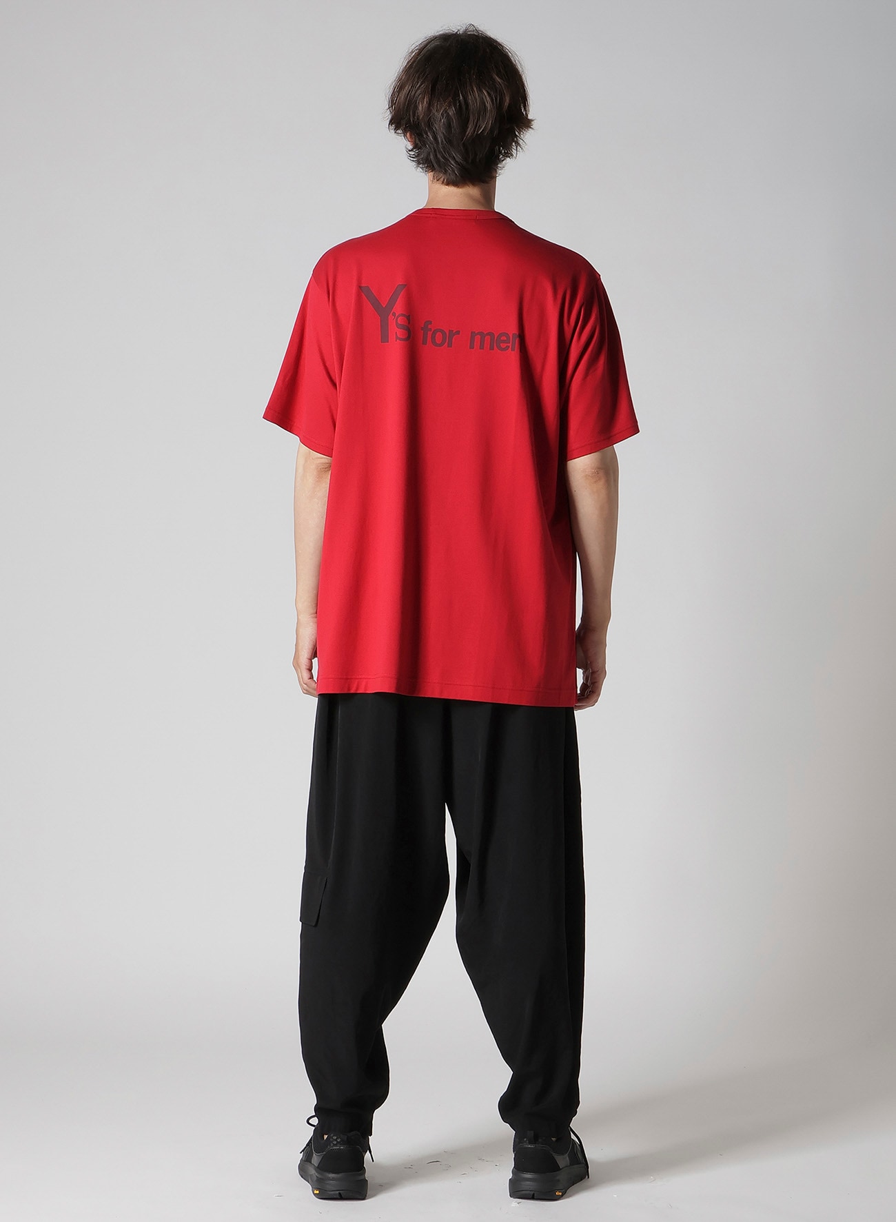 Y's for men BIG LOGO PRINT SHORT SLEEVE T-SHIRT