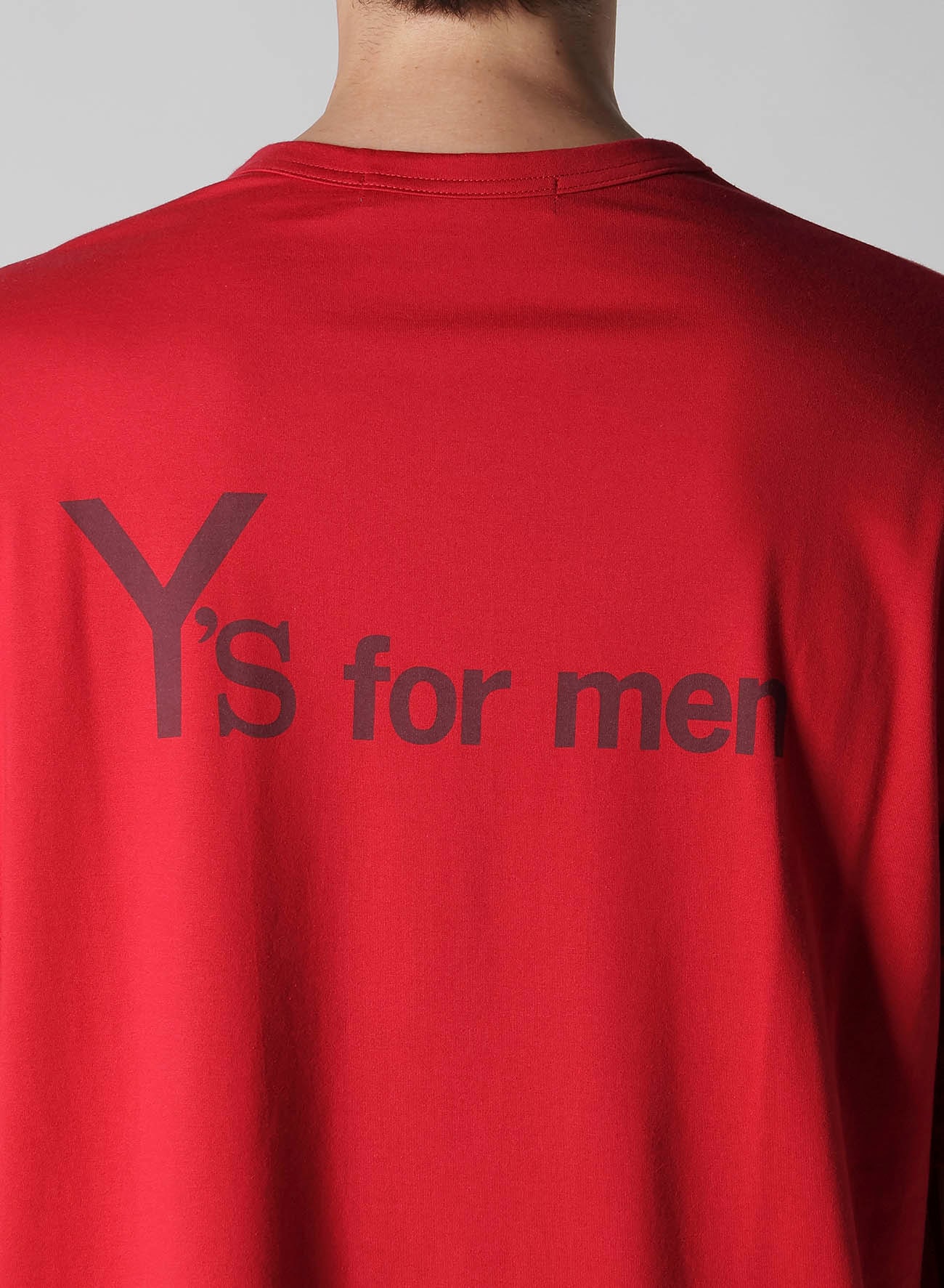 Y's for men BIG LOGO PRINT SHORT SLEEVE T-SHIRT