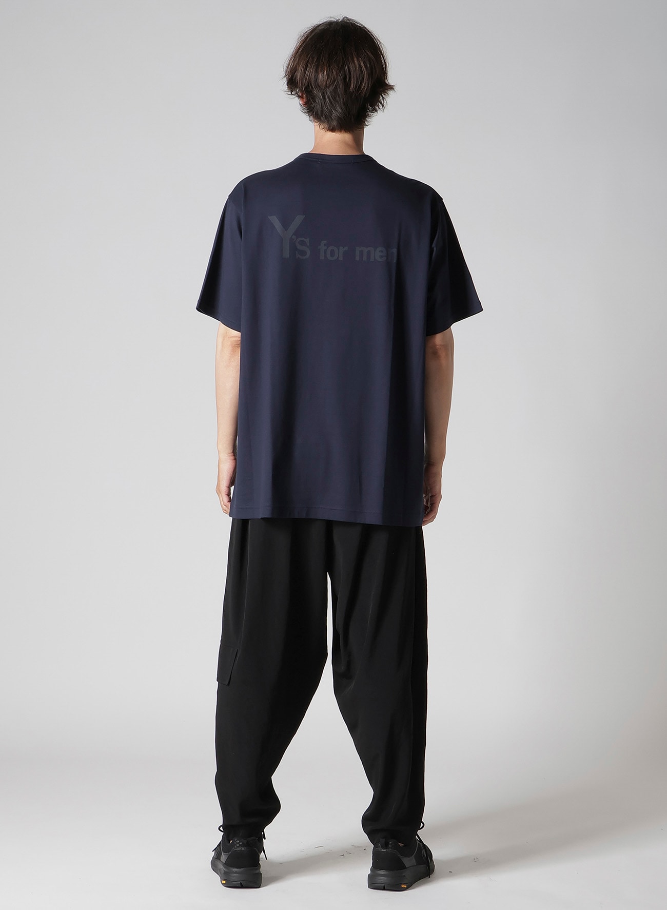 Y's for men BIG LOGO PRINT SHORT SLEEVE T-SHIRT