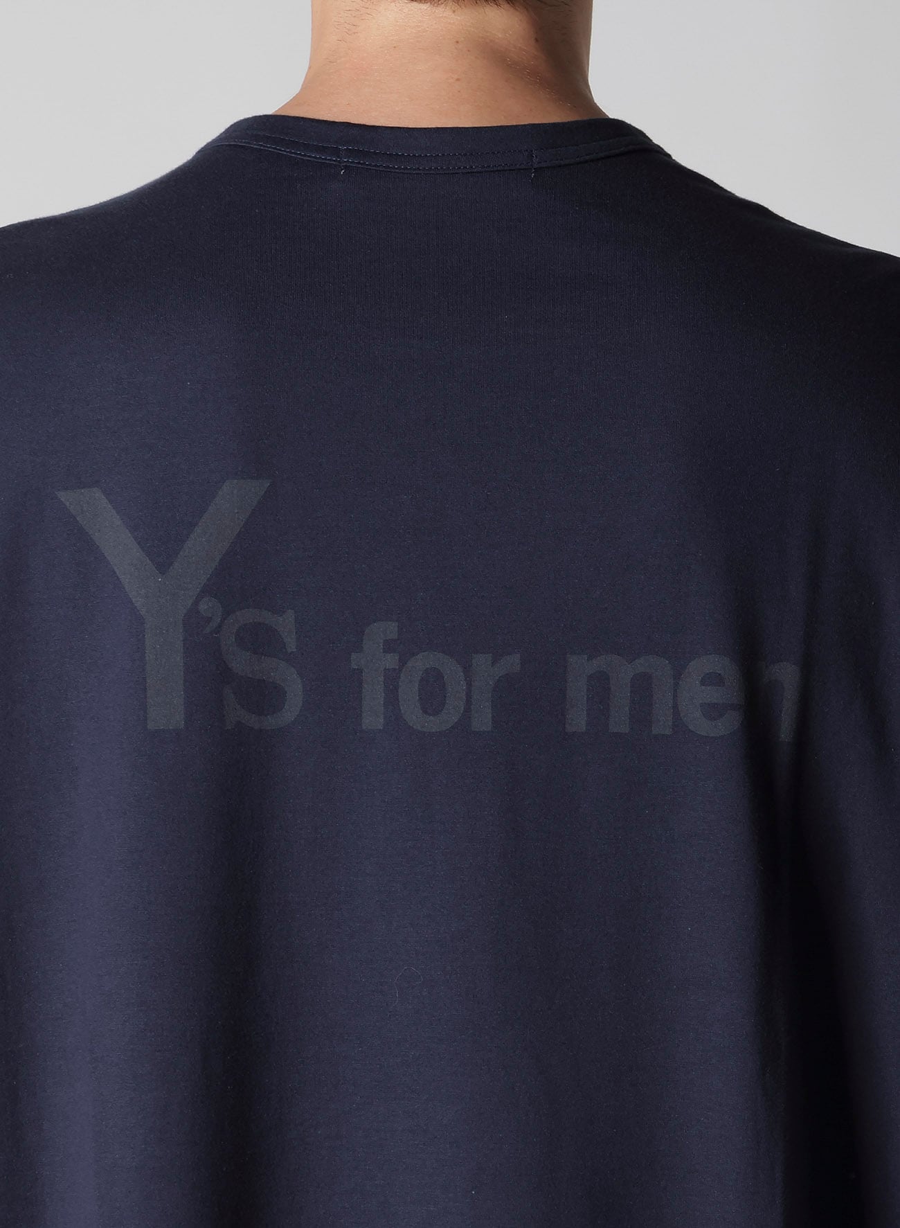 Y's for men BIG LOGO PRINT SHORT SLEEVE T-SHIRT