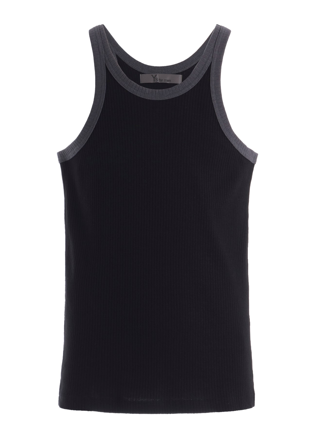 COLOR PANEL RIB TANK TOP